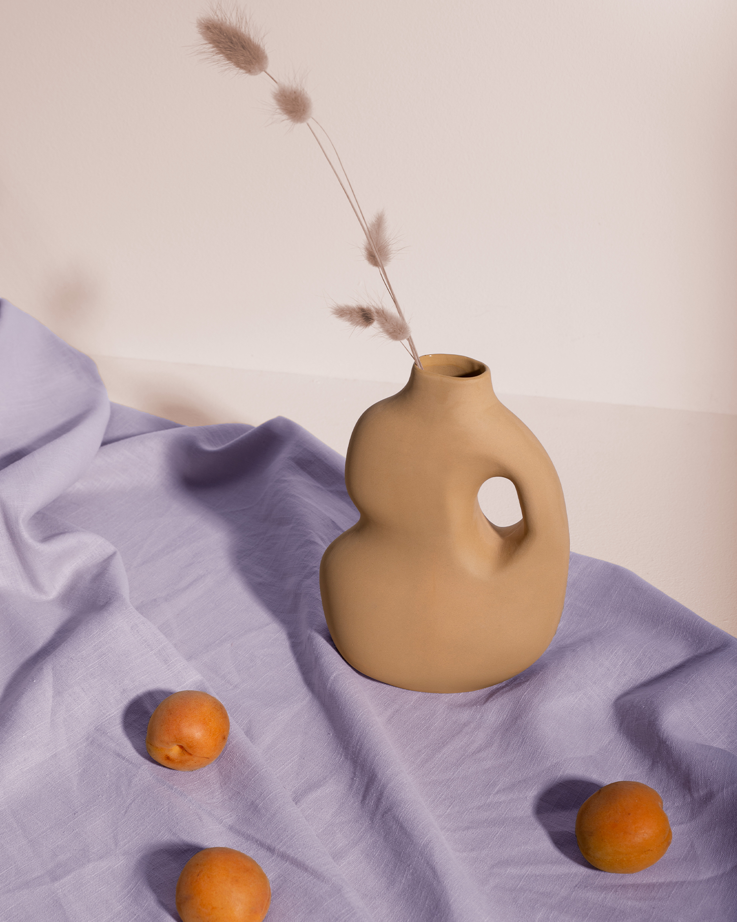 Vaso in ceramica Aura II, senape