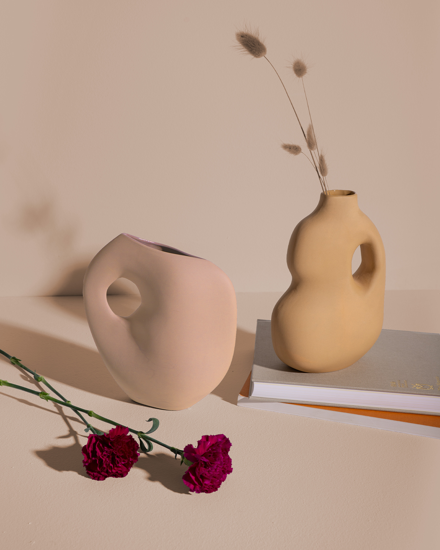 Vaso in ceramica Aura I, rosa