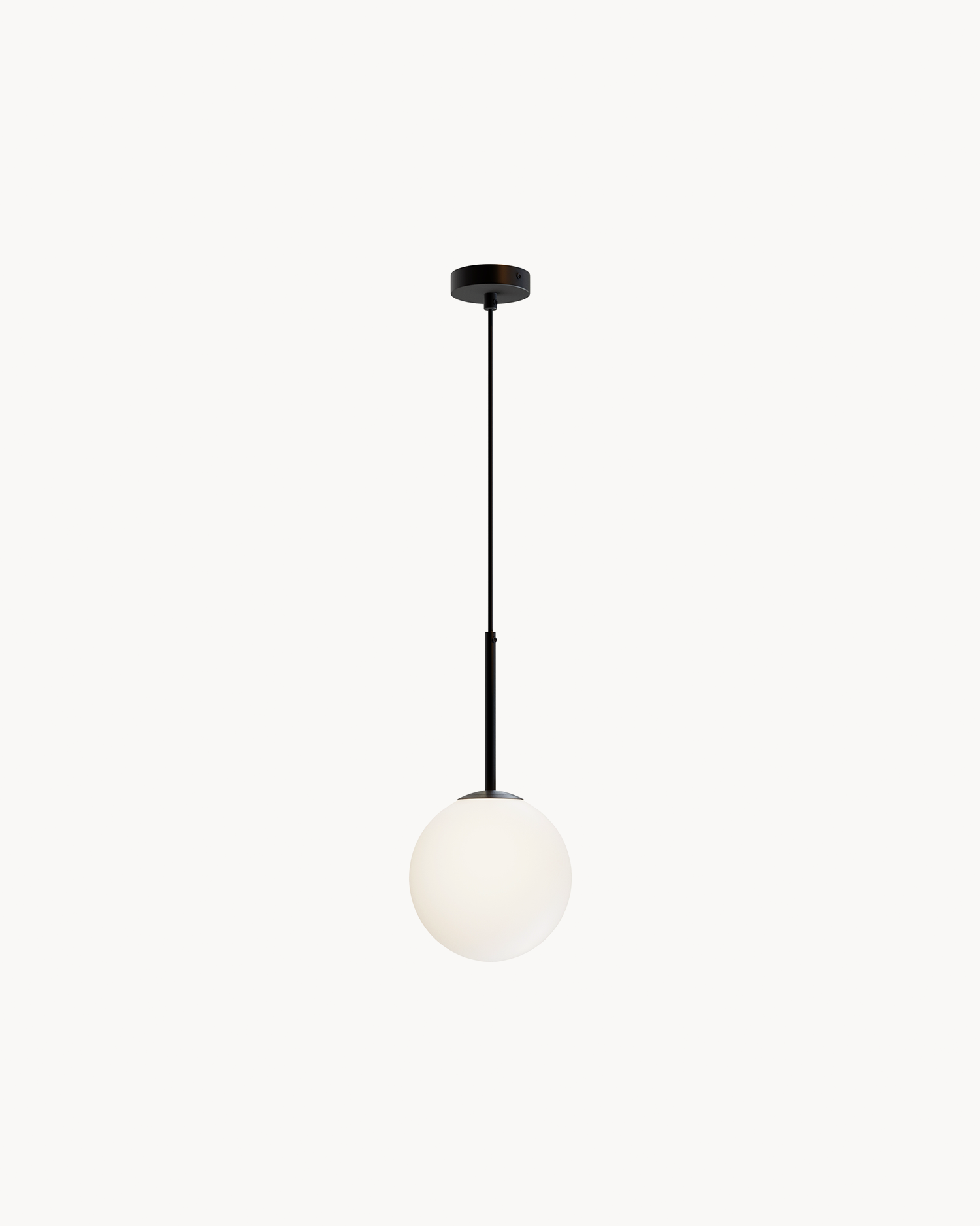 Lampada a sospensione Form, nera