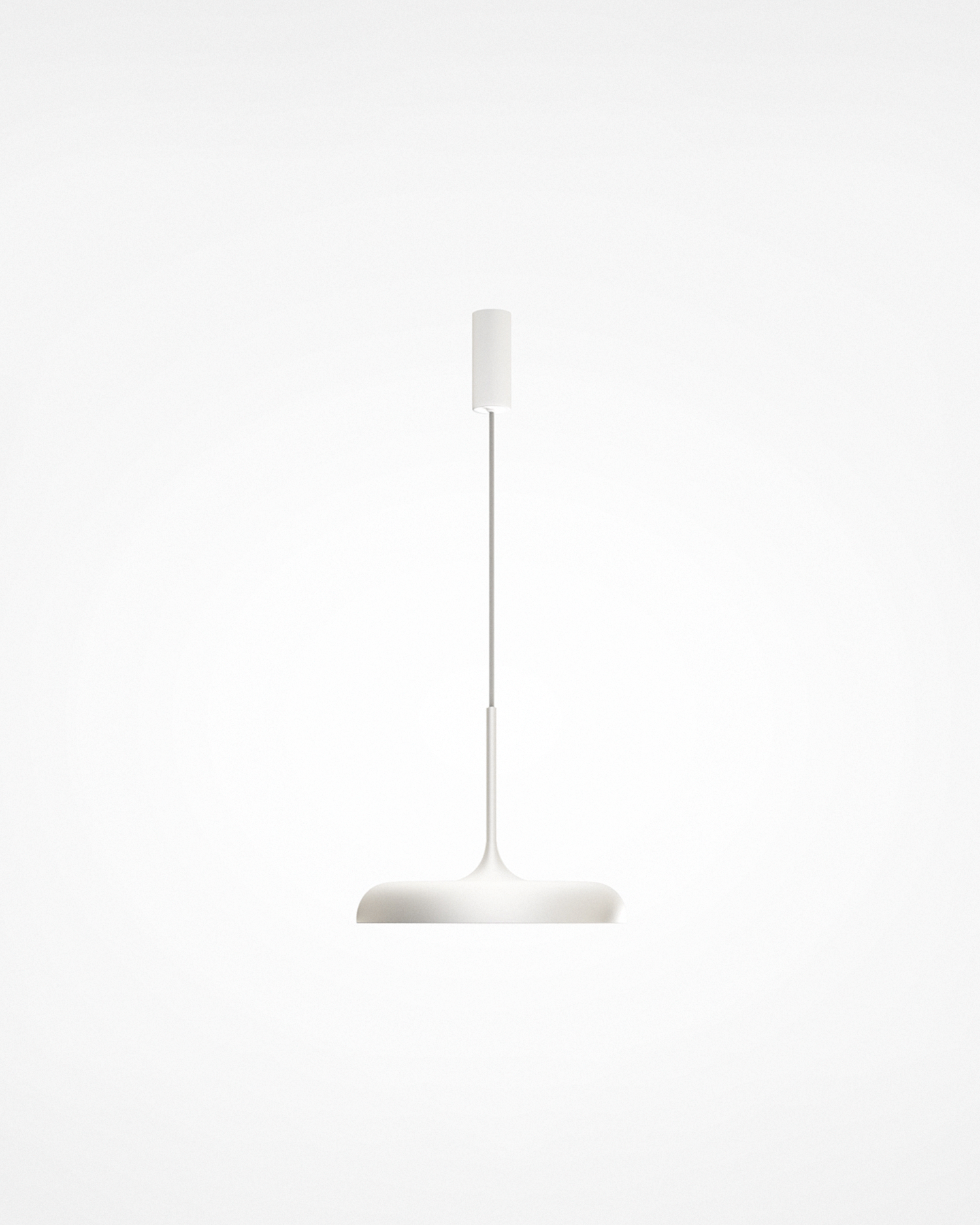 Lampada a sospensione Gerhard, bianca