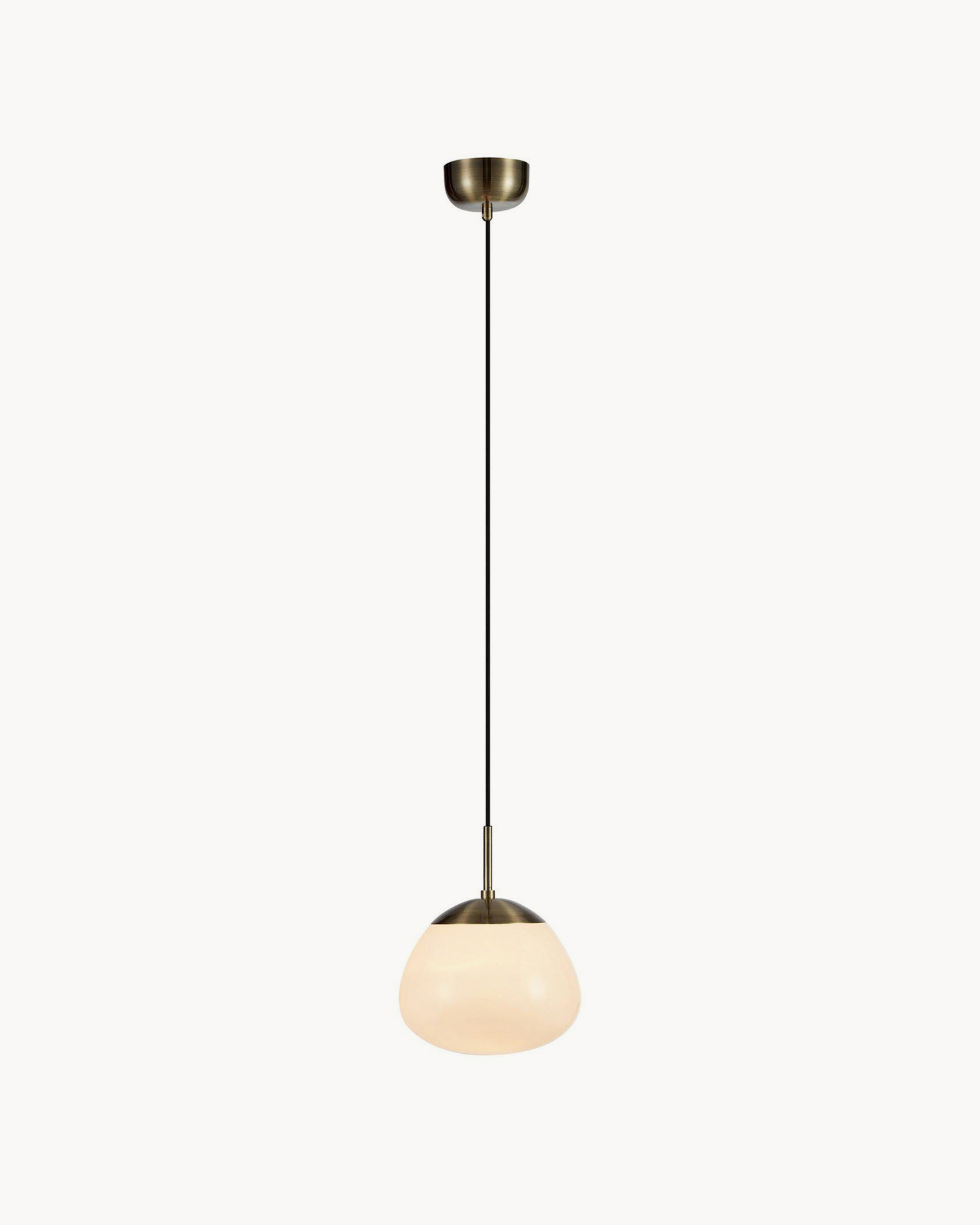 Lampada a sospensione Rise, ottone