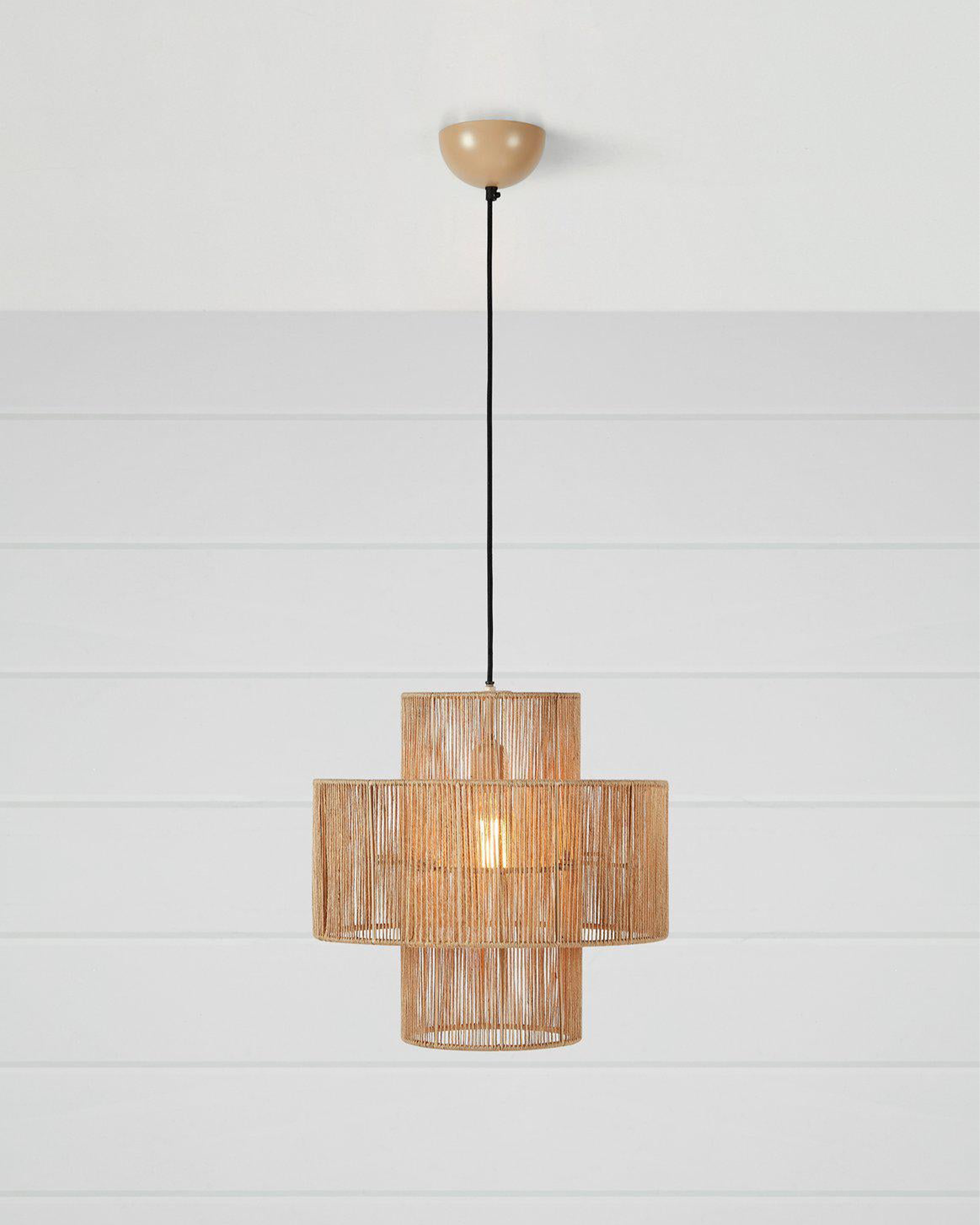 Lampada a sospensione Soga, naturale