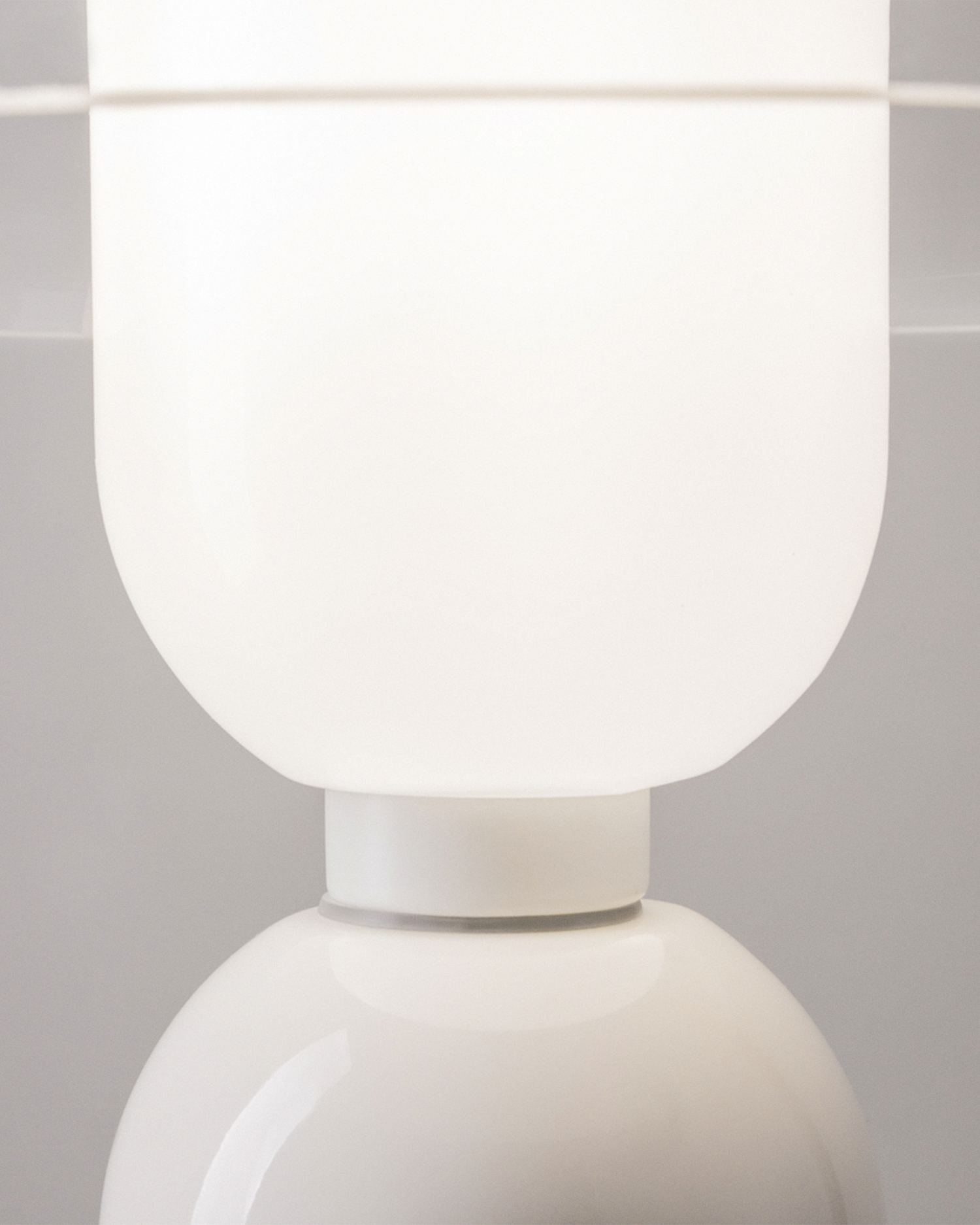 Lampada da tavolo Memory, bianca
