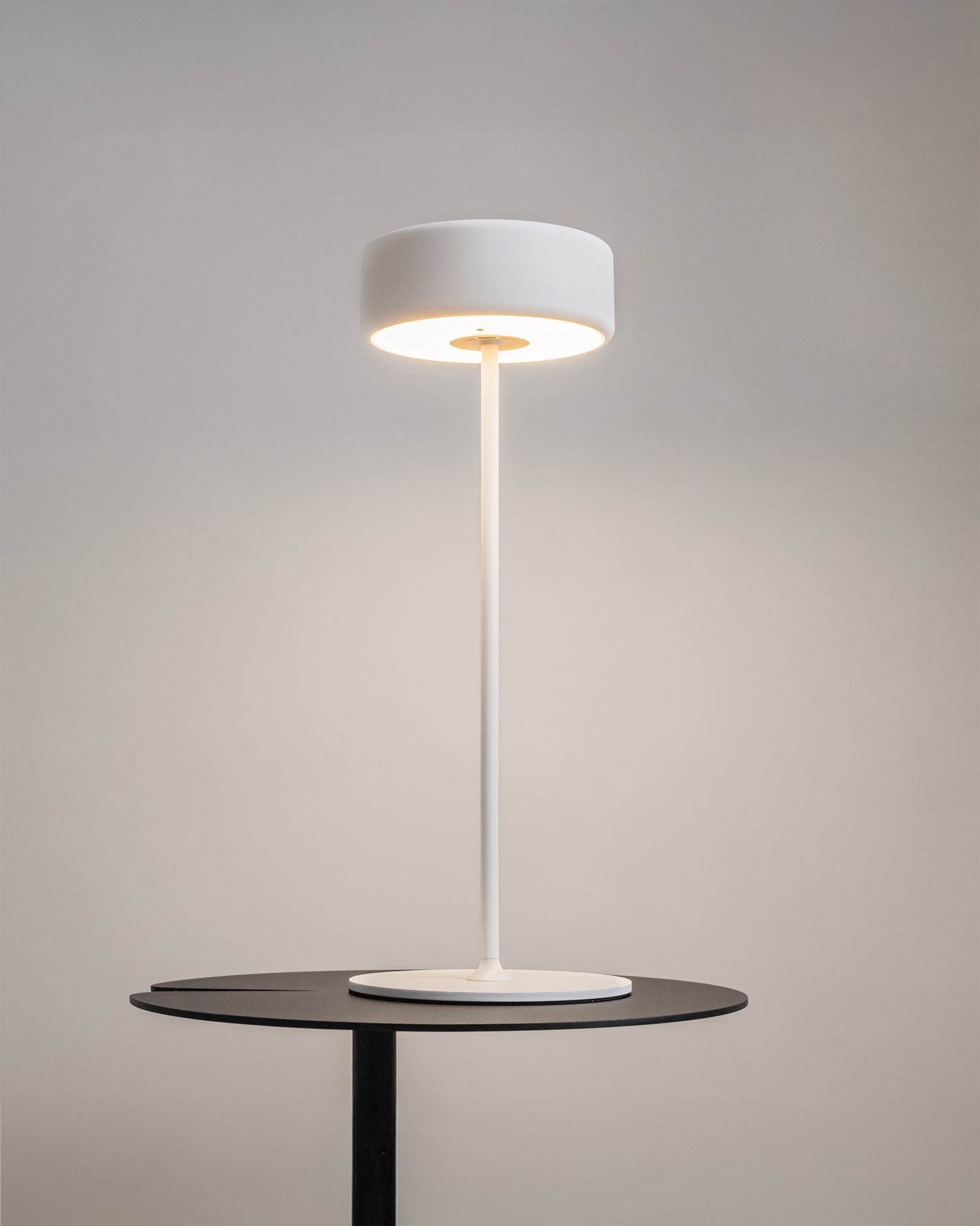 Lampada portatile AI Collaboration slim, bianca