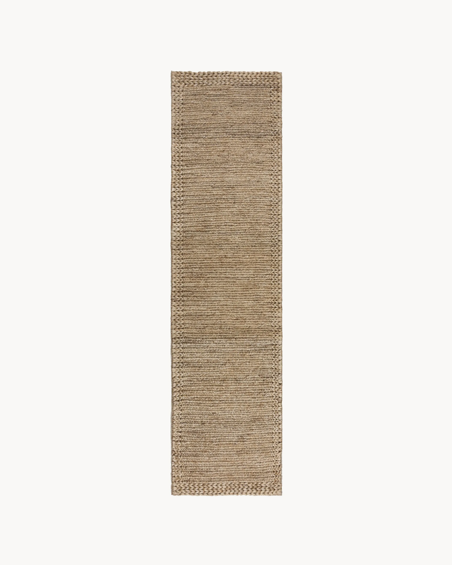 Runner con bordo in iuta Drew Braid
