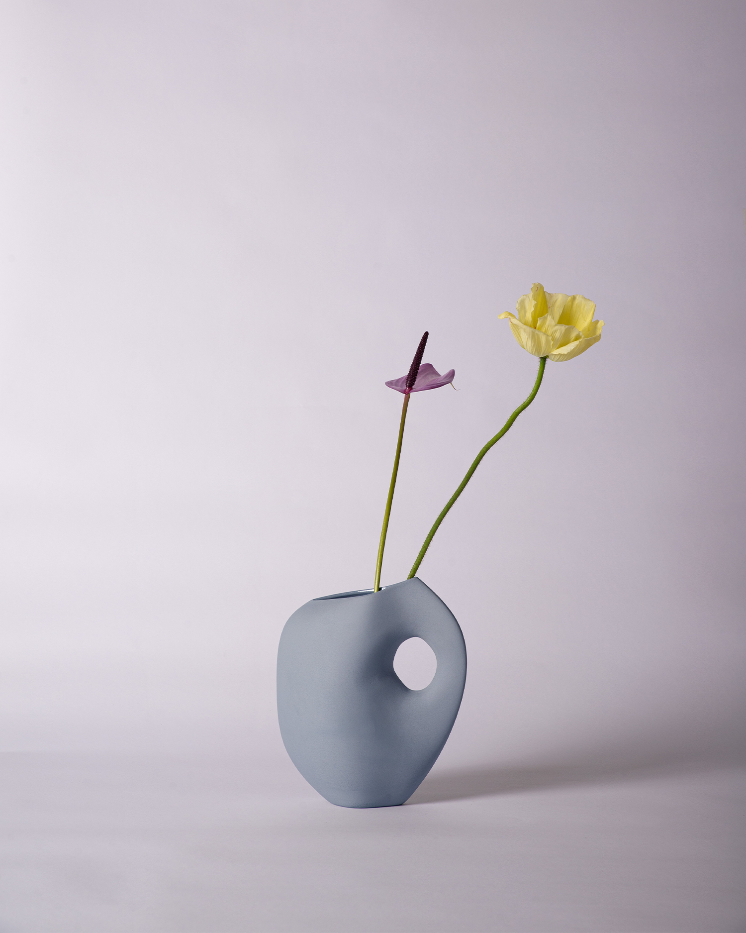 Vaso in ceramica Aura I, blu