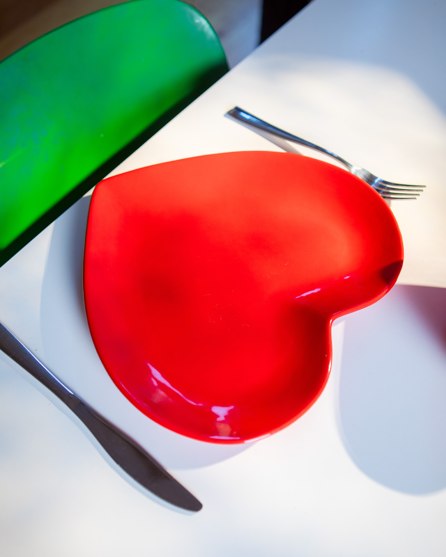 Piatto in ceramica Love