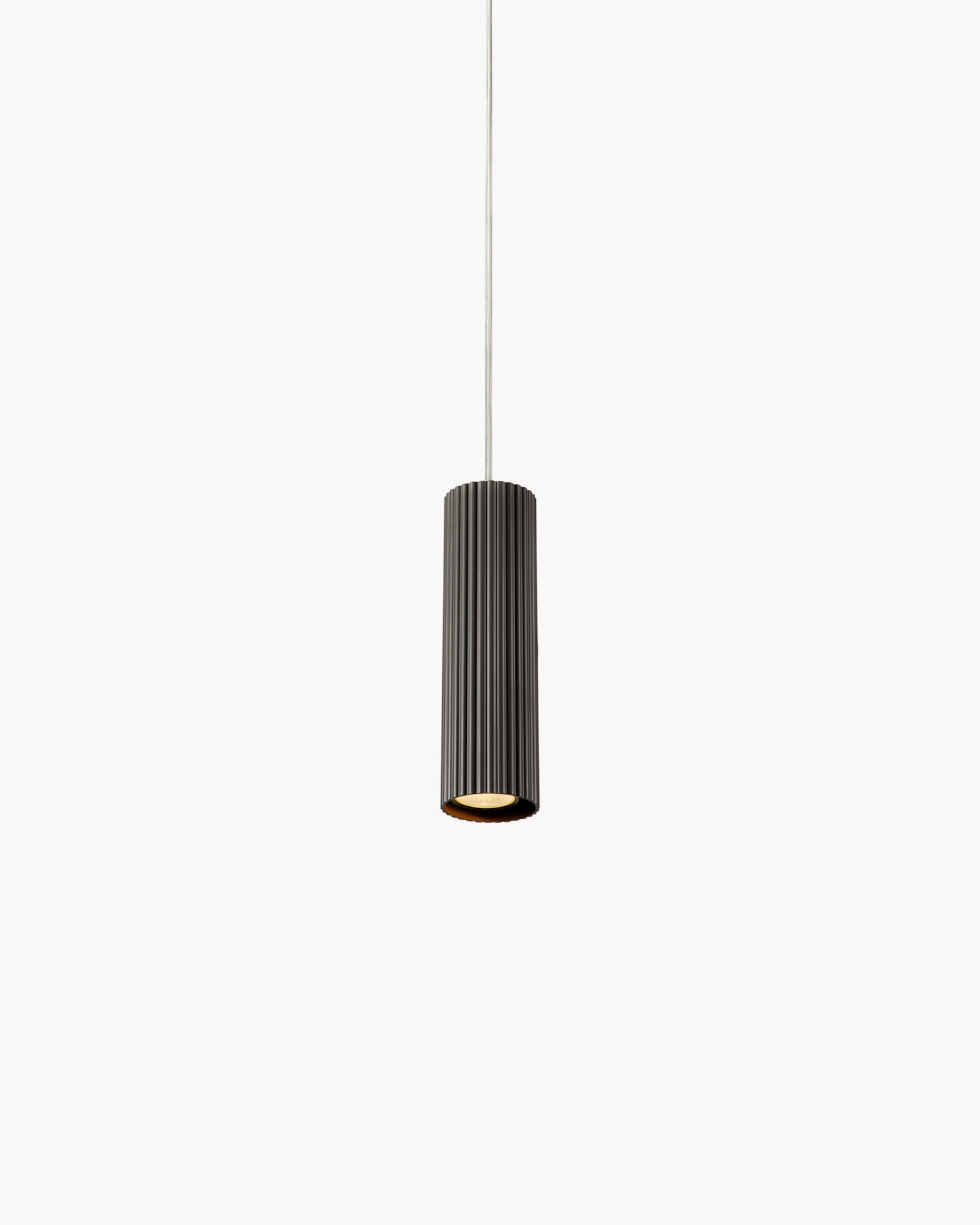 Lampada a sospensione Costilla, grigia