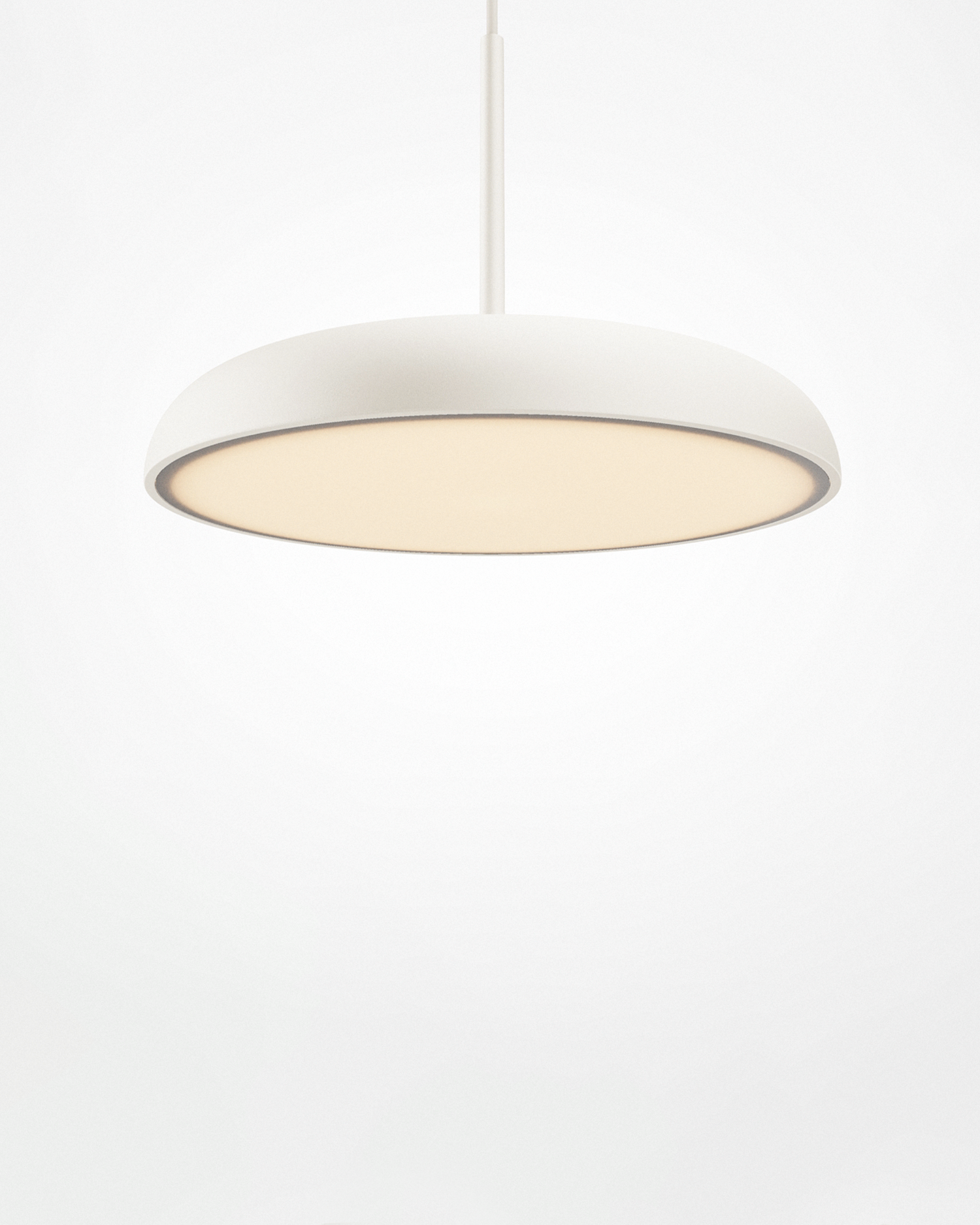 Lampada a sospensione Gerhard, bianca