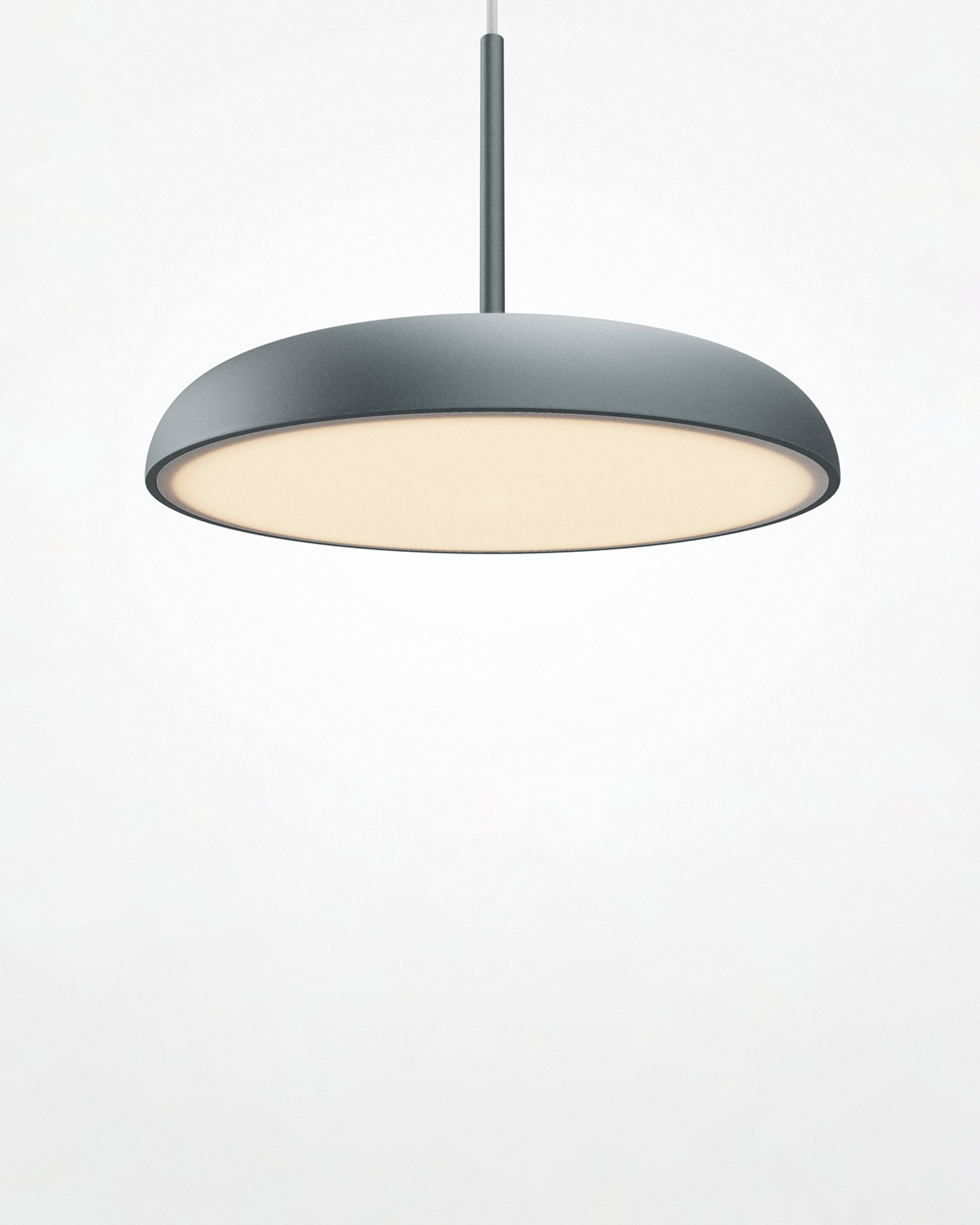 Lampada a sospensione Gerhard, grigia