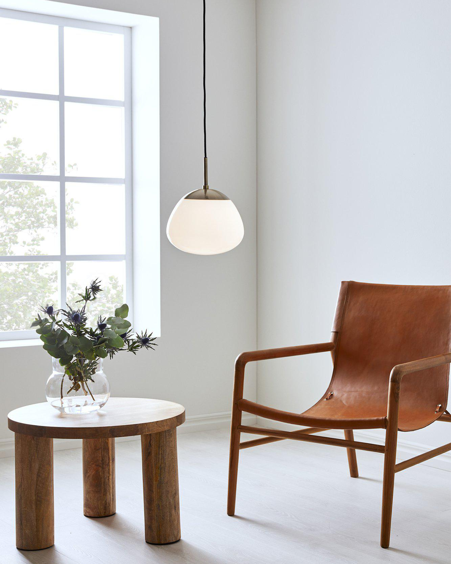 Lampada a sospensione Rise, ottone