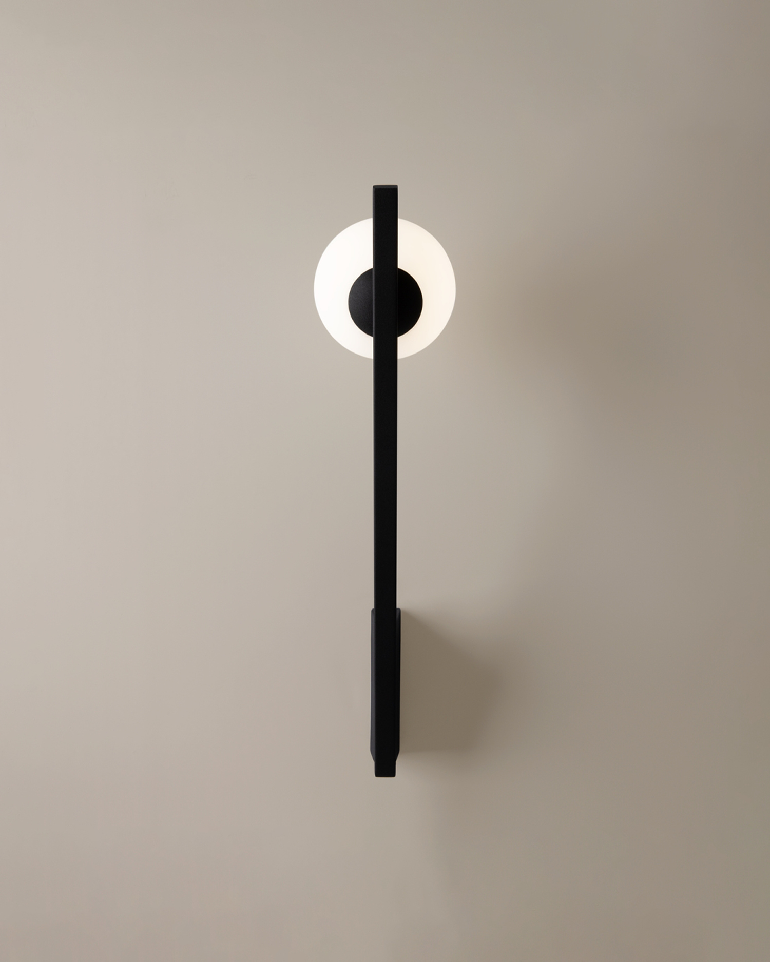 Lampada da parete Kazimir, nera