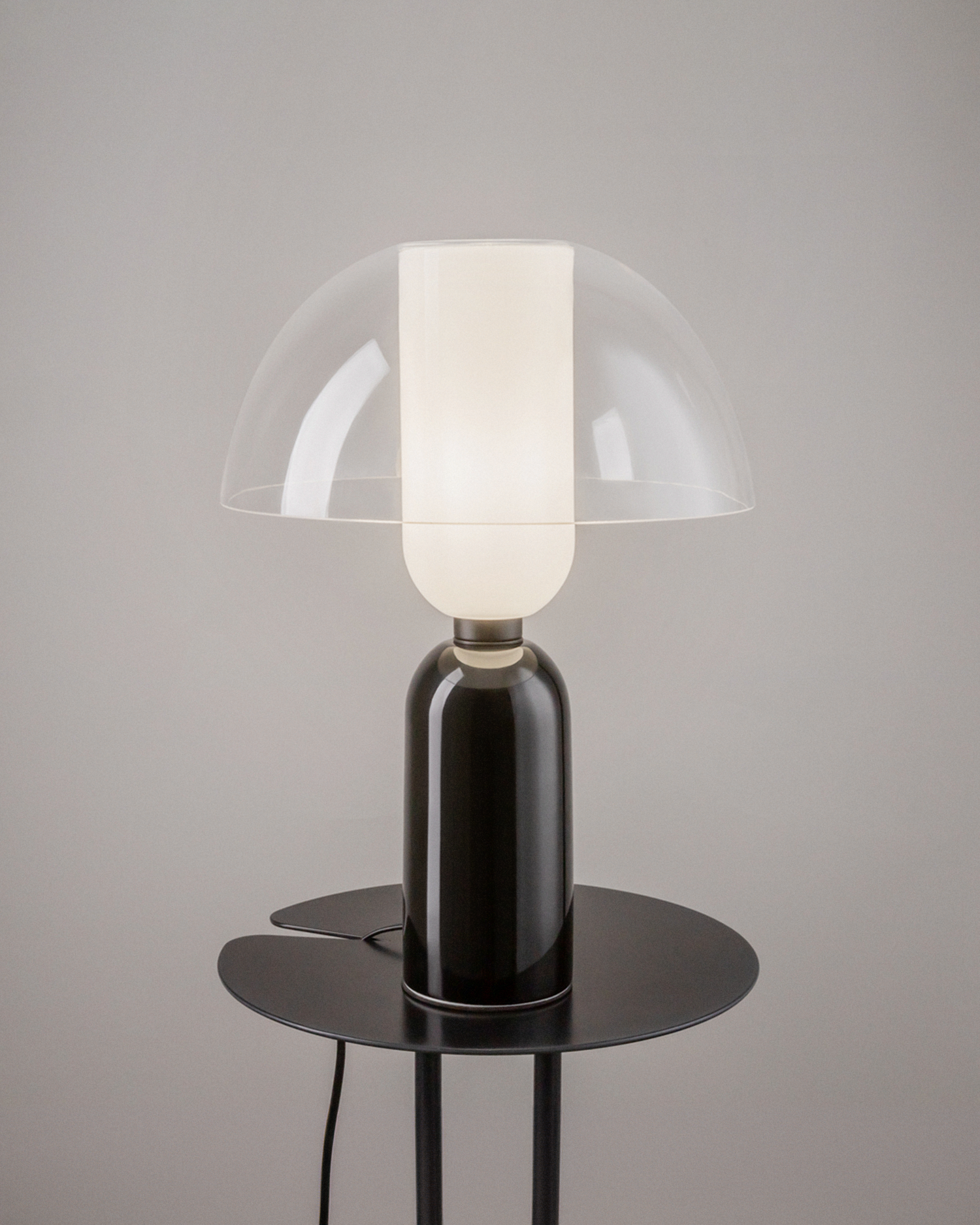 Lampada da tavolo Memory, nera
