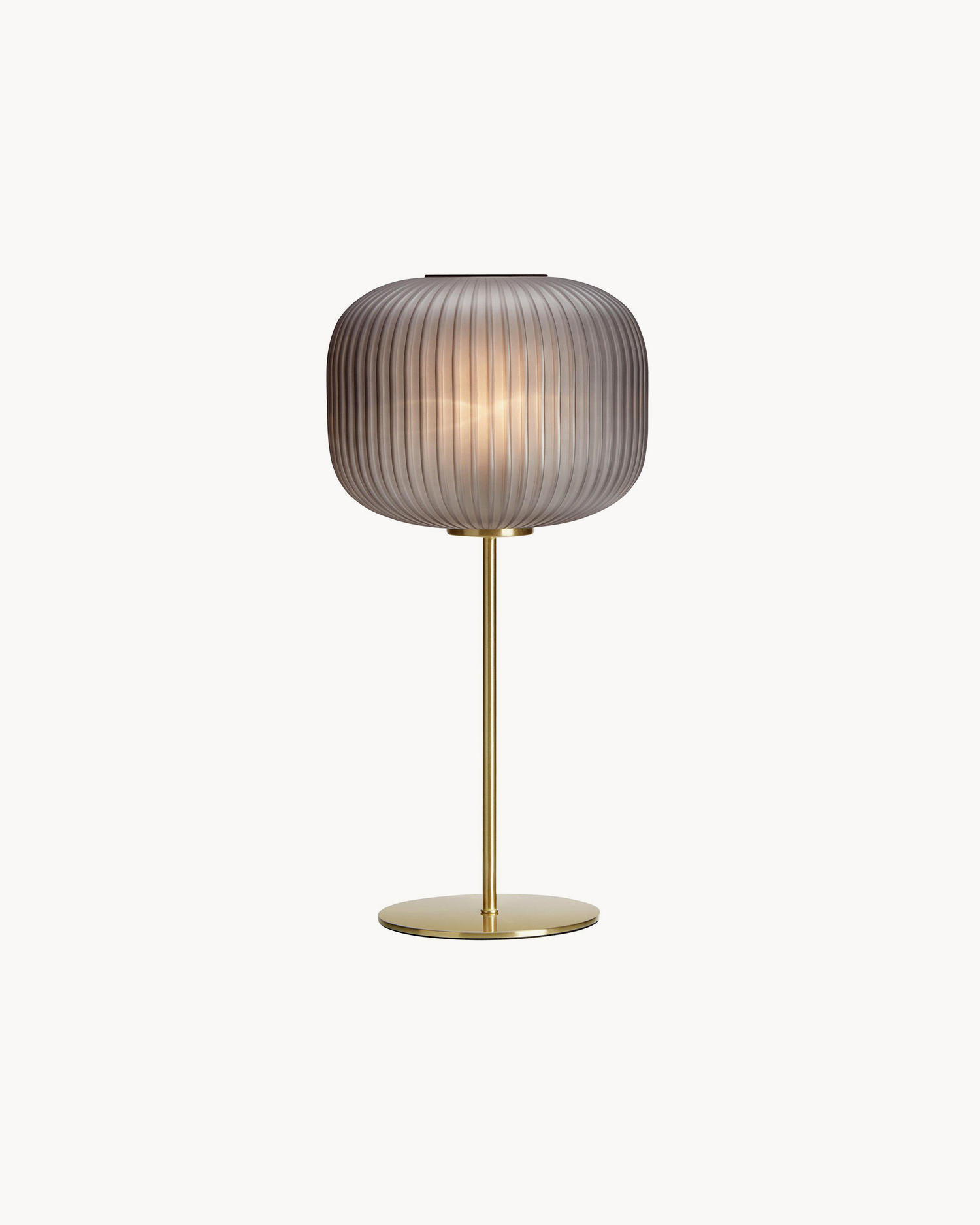 Lampada da tavolo Sober grande, smokey
