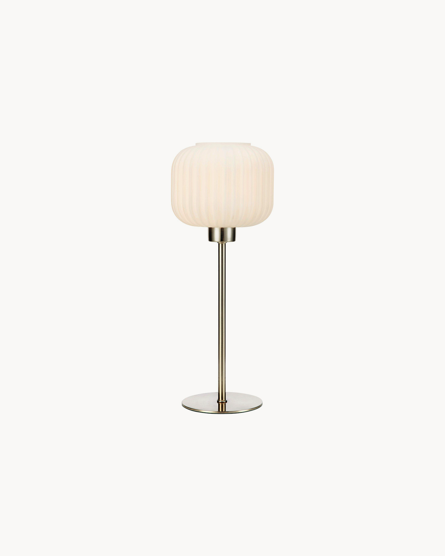 Lampada da tavolo Sober piccola, argento