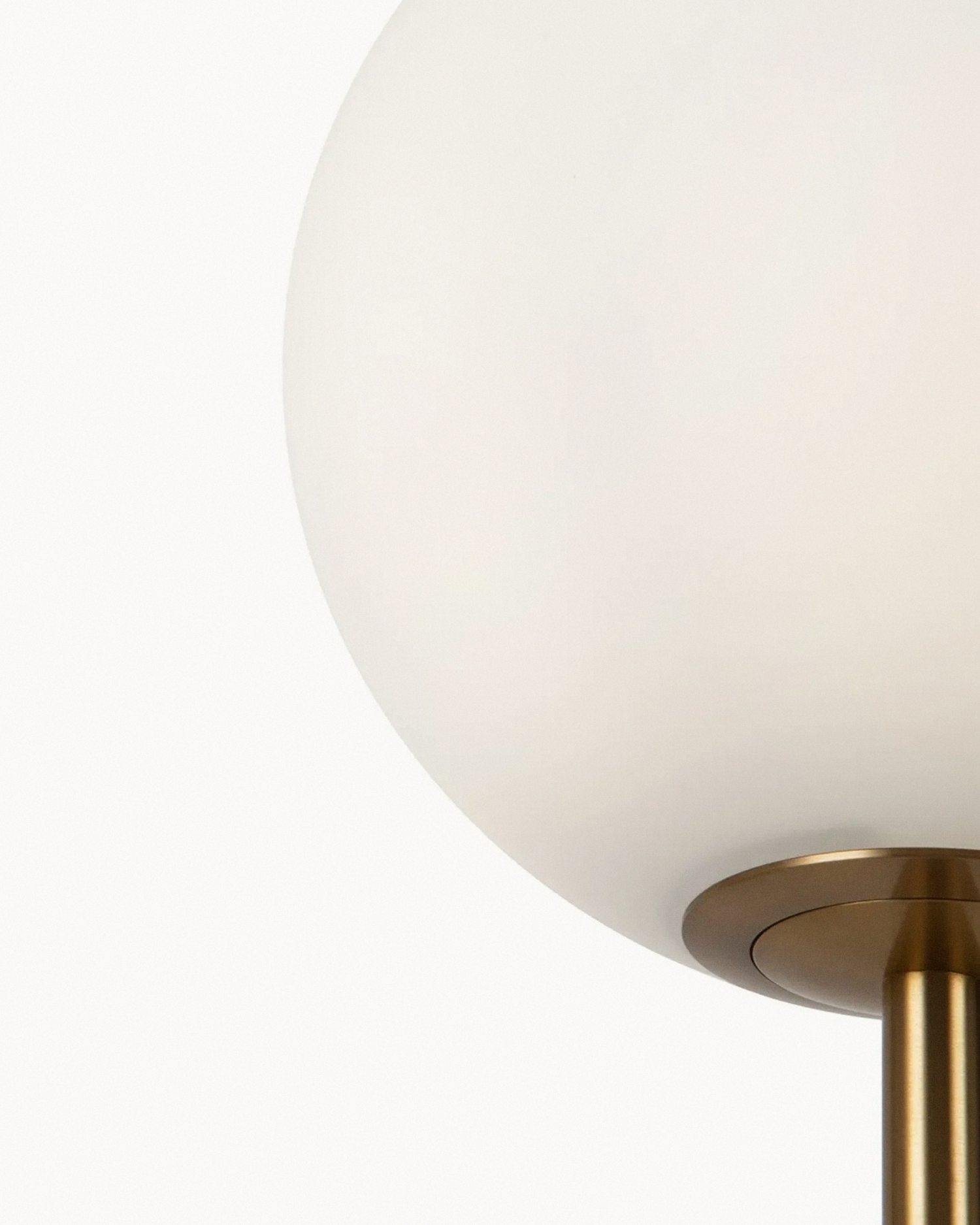 Lampada da terra Ring, oro
