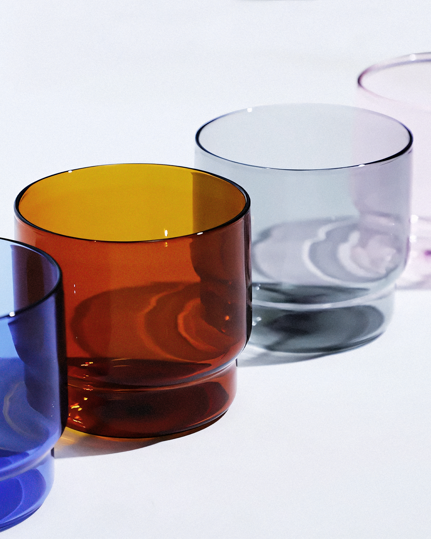 Set 4 bicchieri in vetro borosilicato Gabriel, trasparente