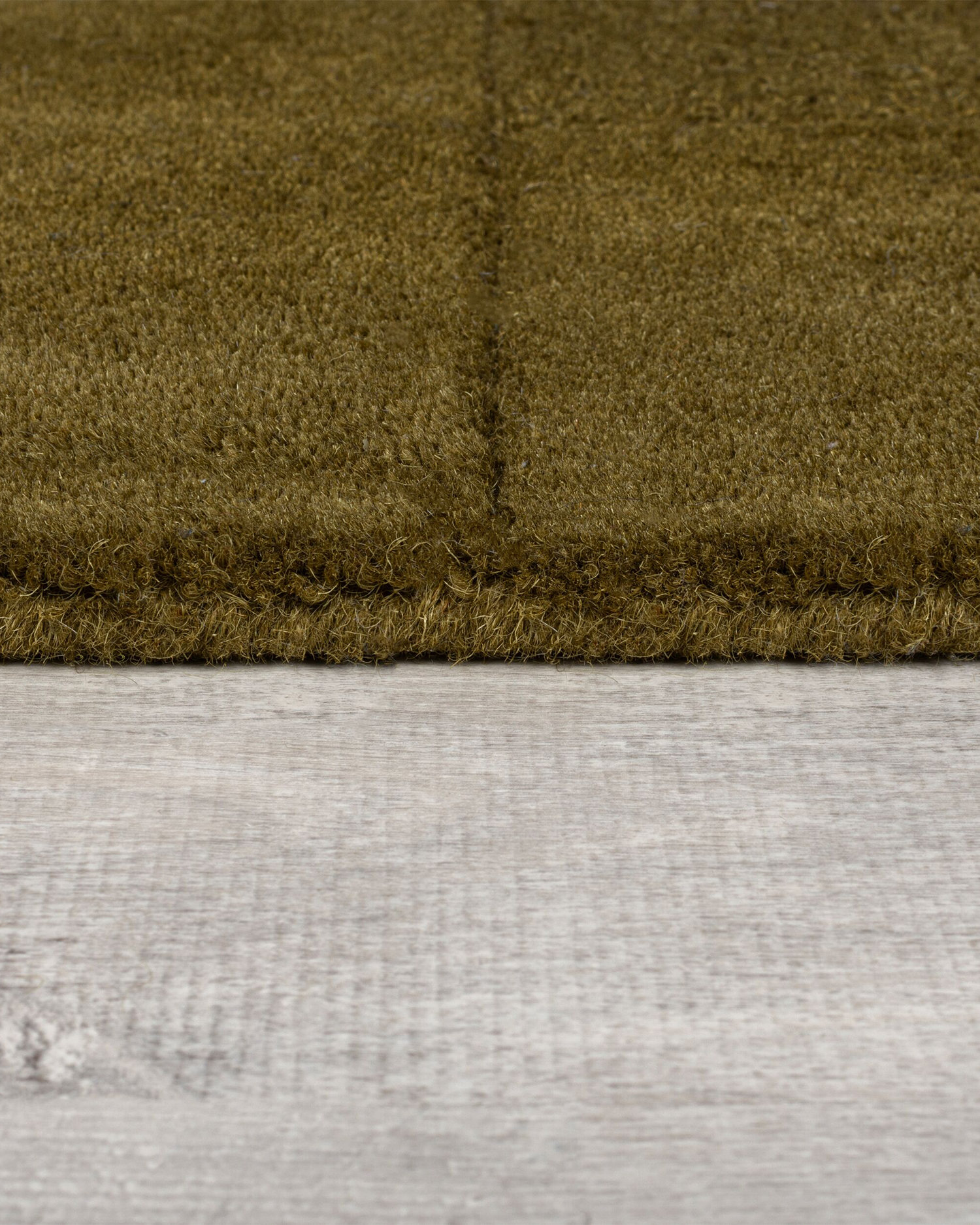 Tappeto moderno in lana Checkerboard, verde