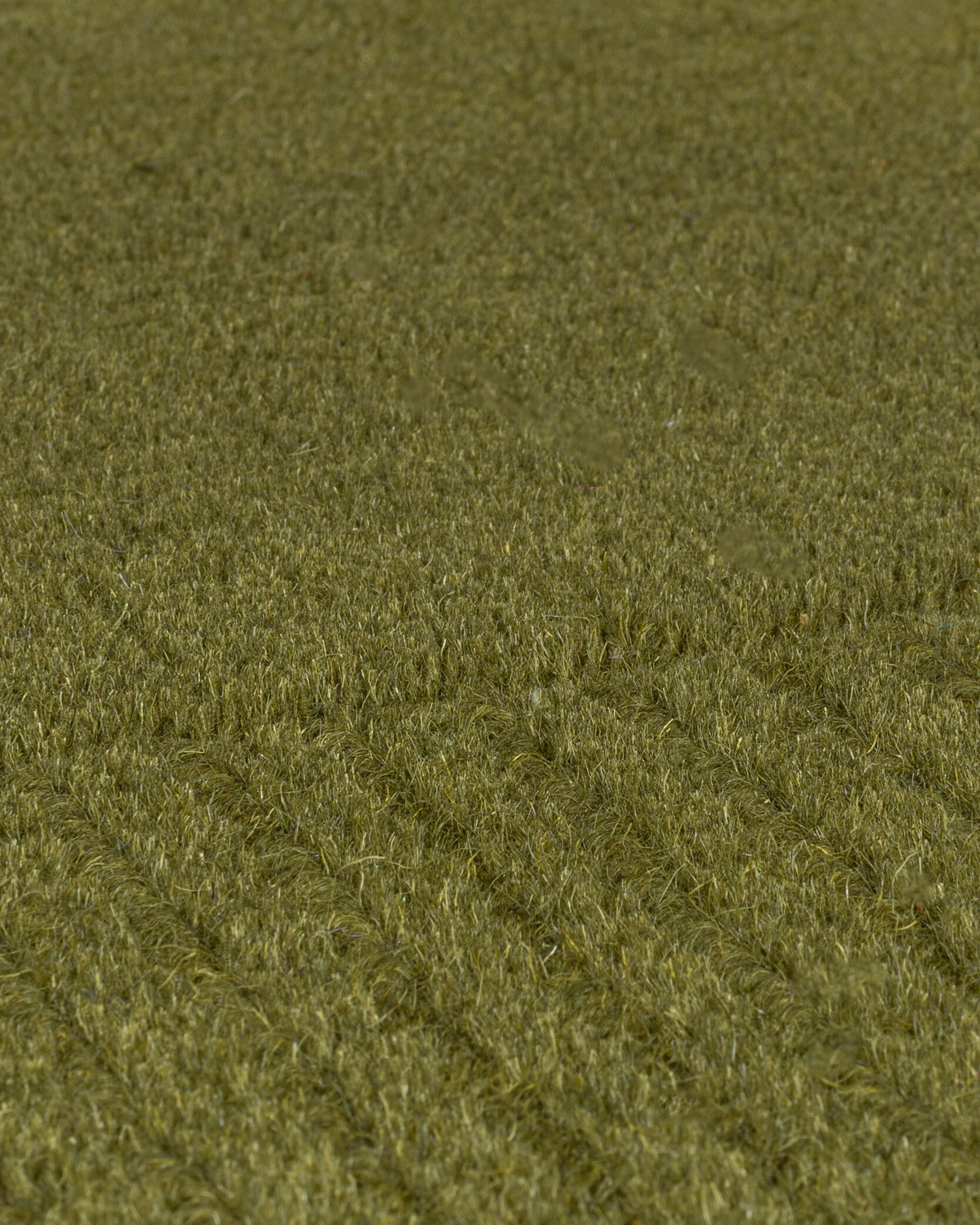 Tappeto in lana realizzato a mano, verde