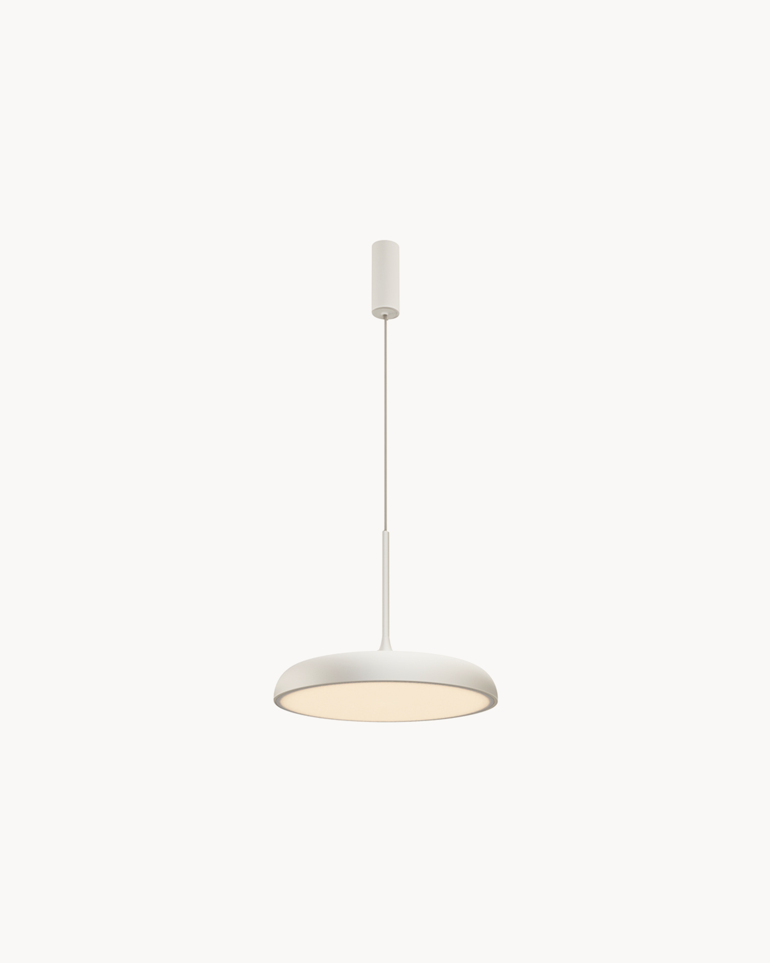 Lampada a sospensione Gerhard, bianca