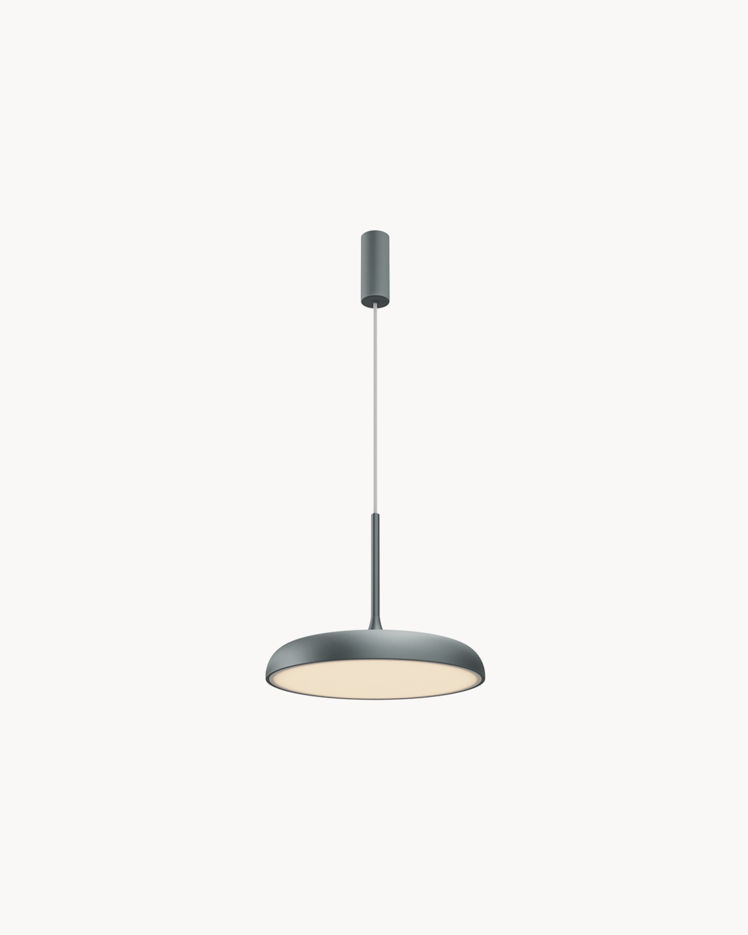 Lampada a sospensione Gerhard, grigia