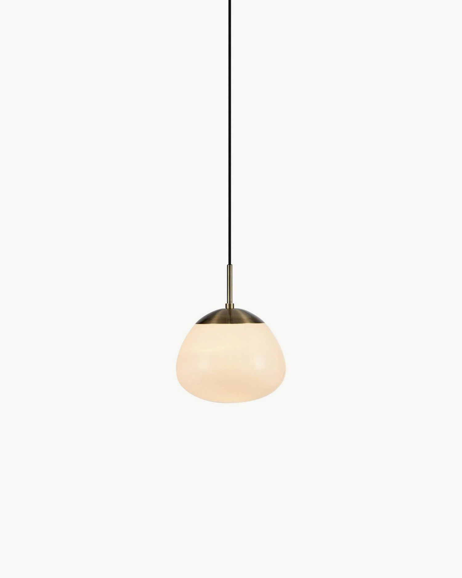 Lampada a sospensione Rise, ottone