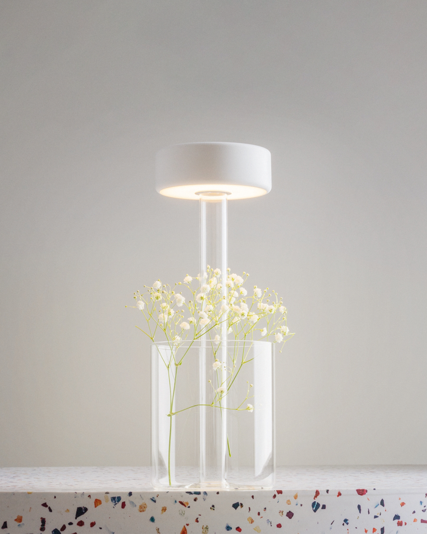 Lampada portatile AI Collaboration, bianco