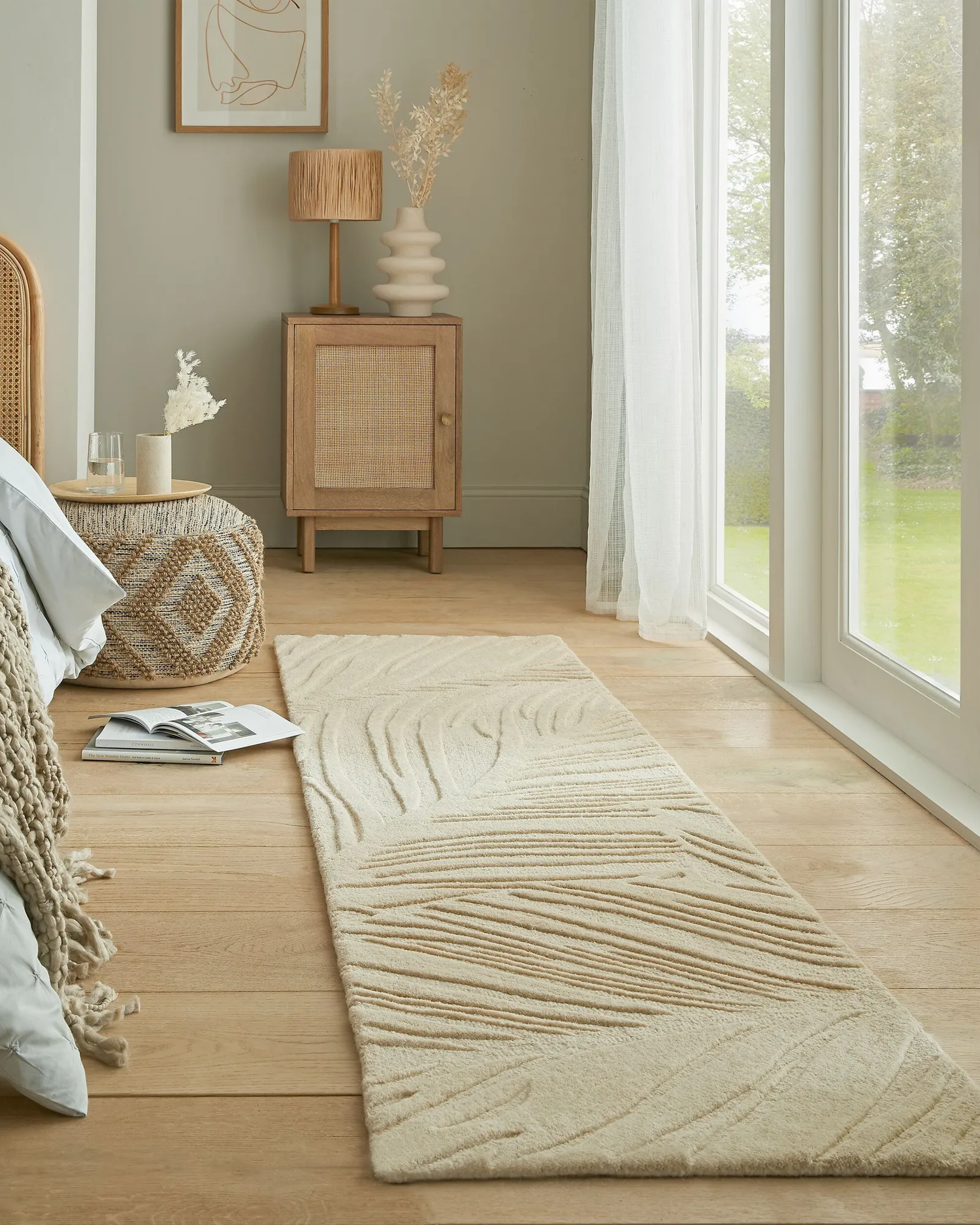 Runner in lana Lino Leaf