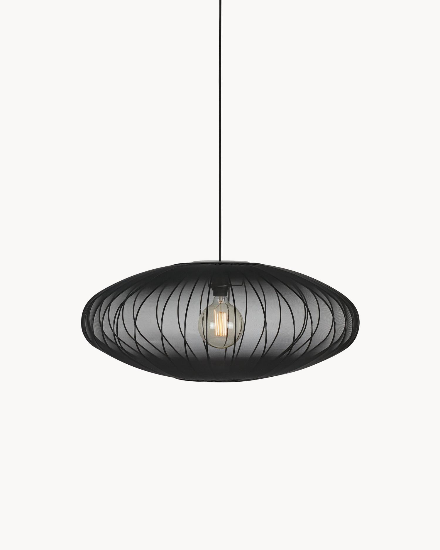 Lampada a sospensione Florence, nera
