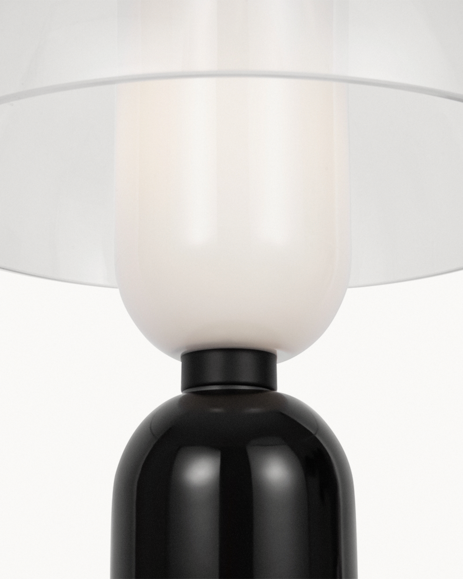 Lampada da tavolo Memory, nera