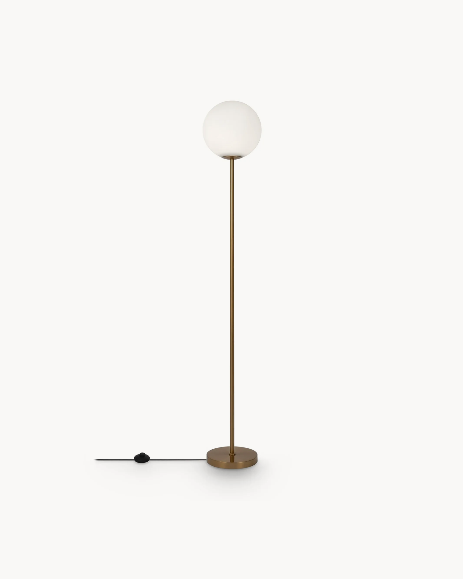 Lampada da terra Ring, oro