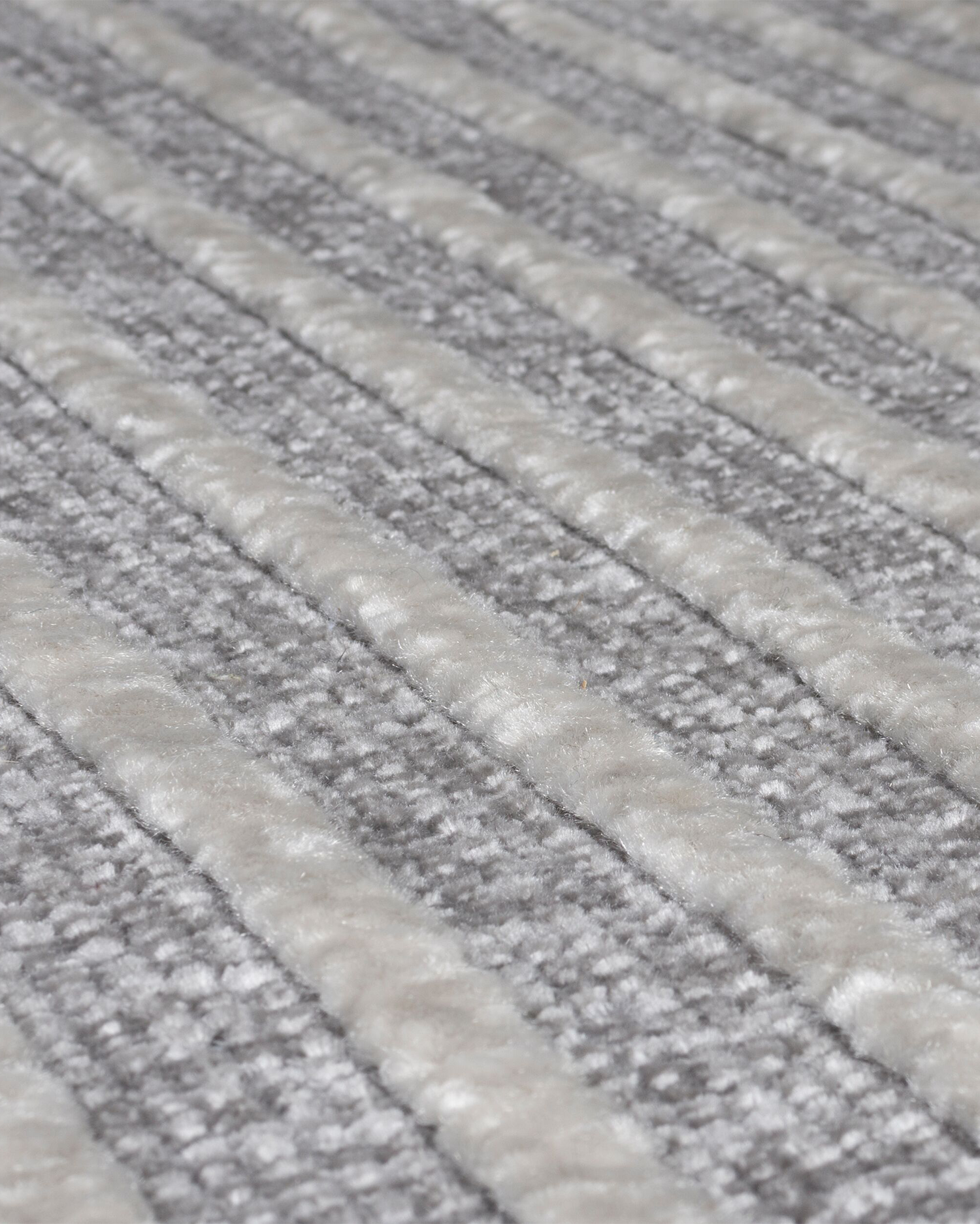 Tappeto lavabile a righe Elton, grigio