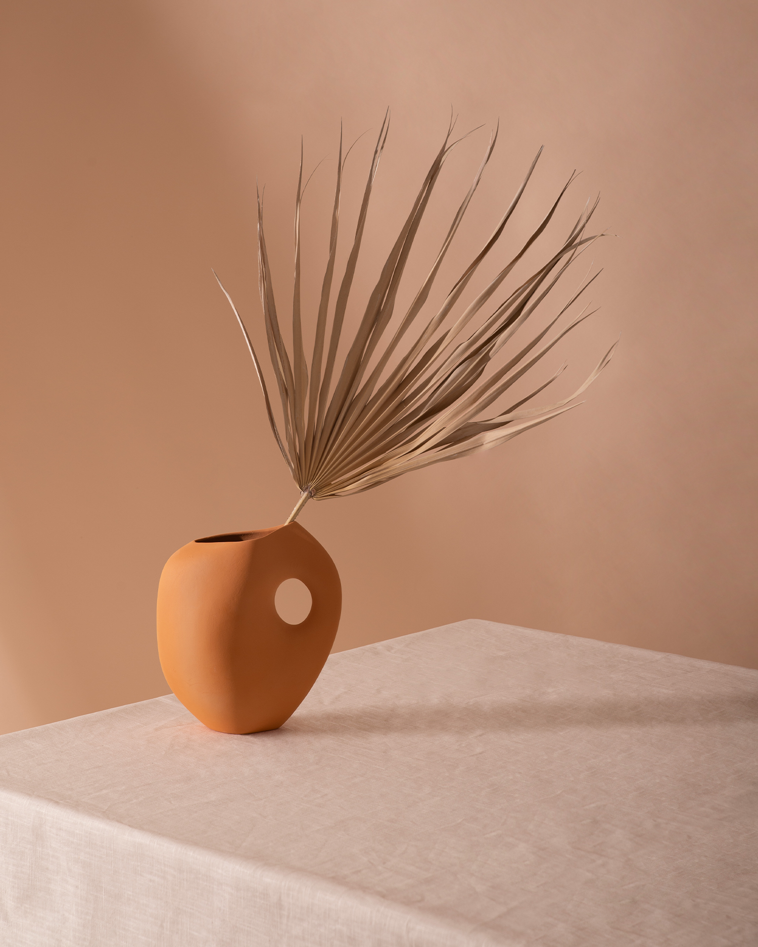 Vaso in ceramica Aura I, albicocca