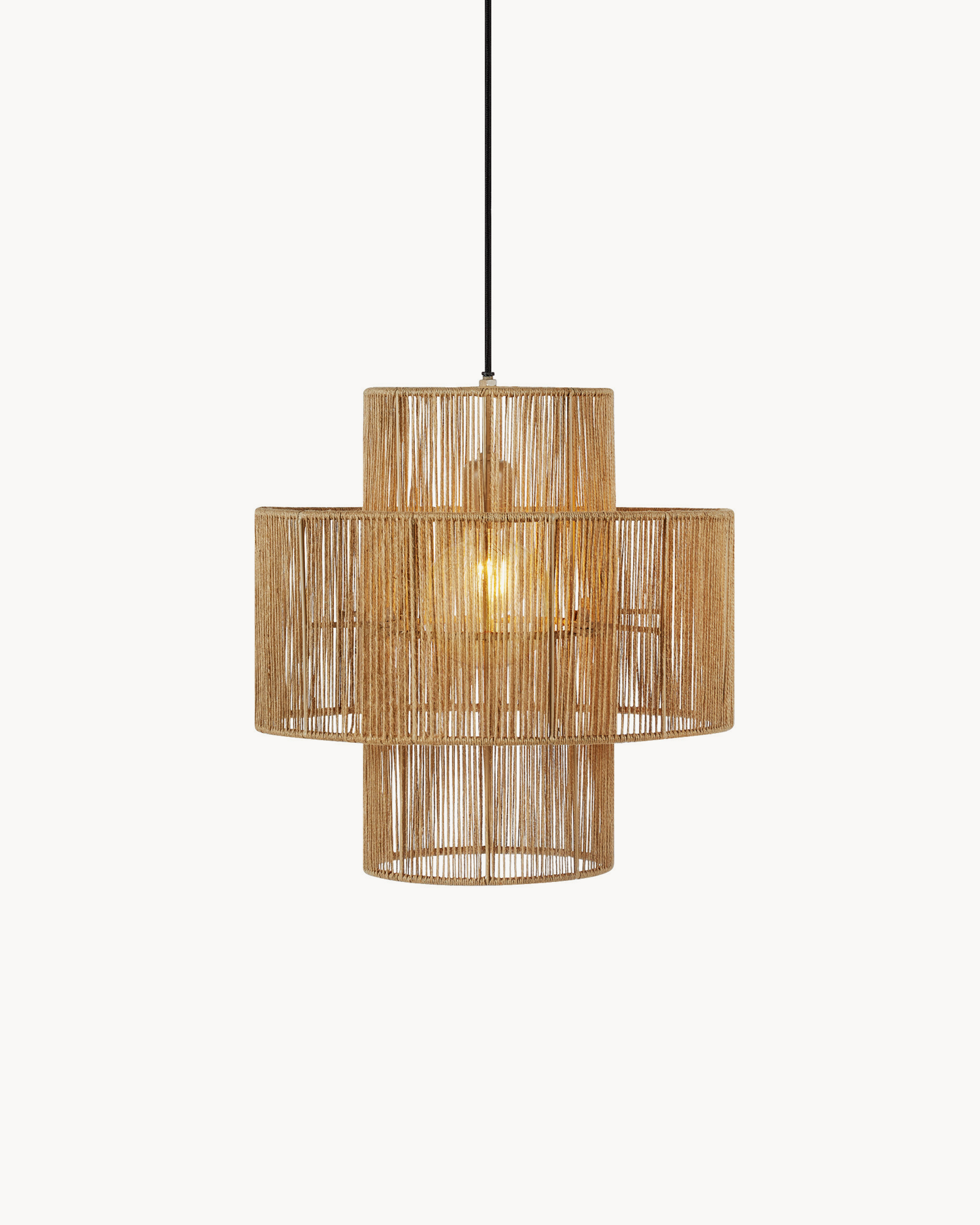 Lampada a sospensione Soga, naturale