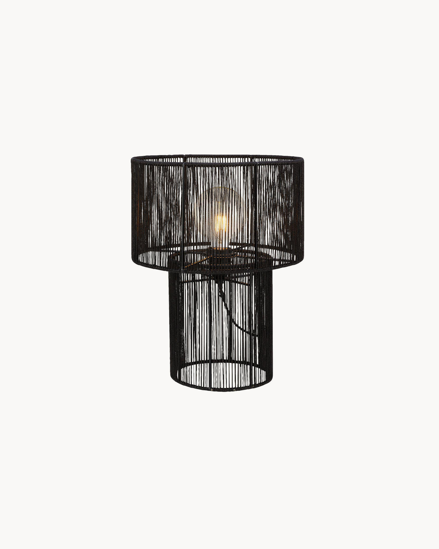 Lampada da tavolo Soga, nera