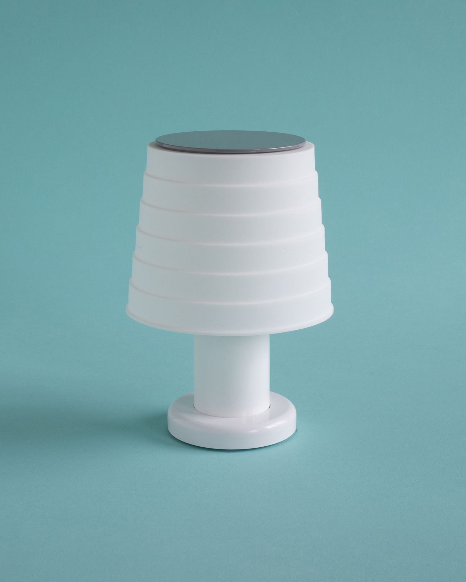 Lampada da tavolo portatile PL5, bianca