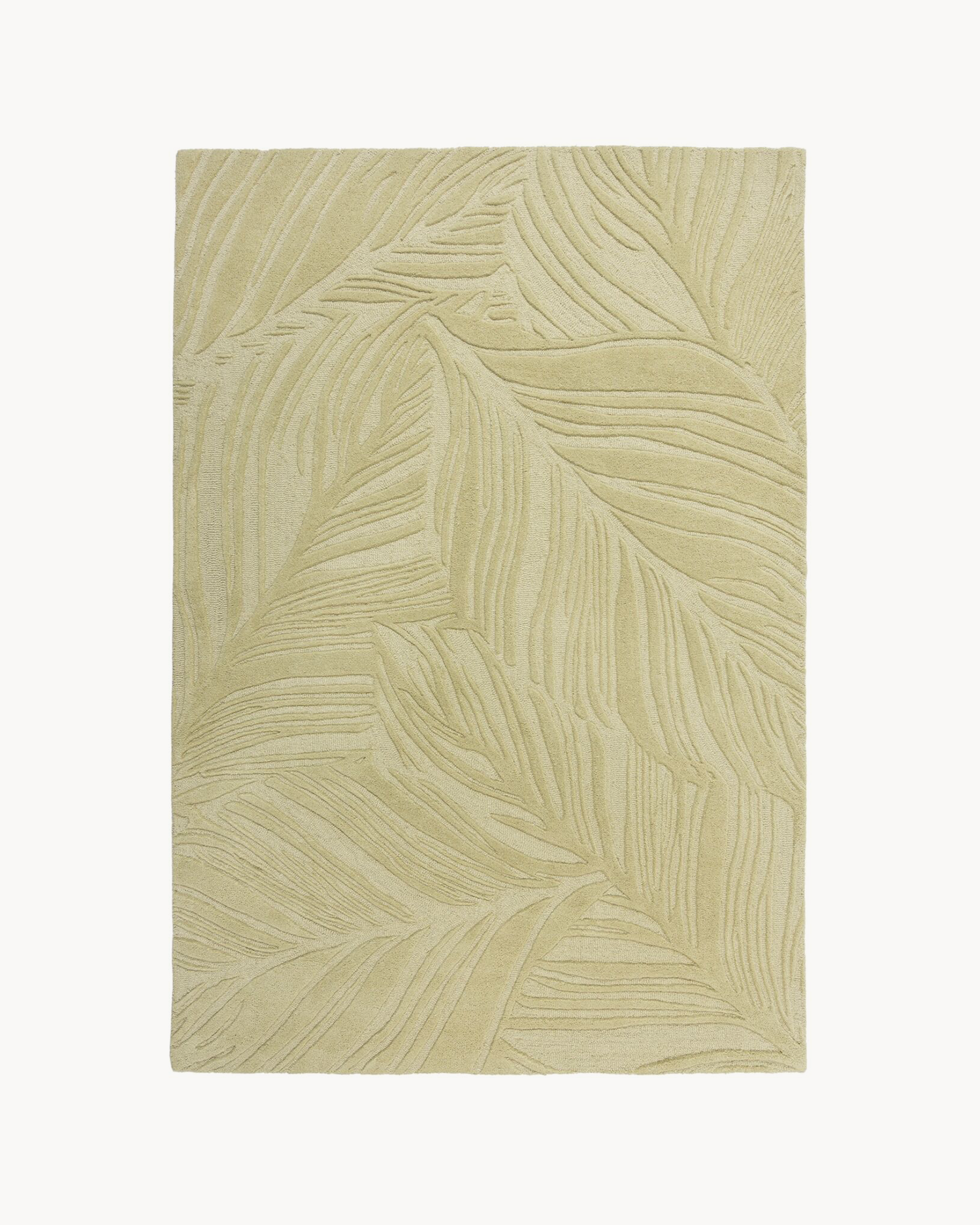 Tappeto in lana Lino Leaf, salvia