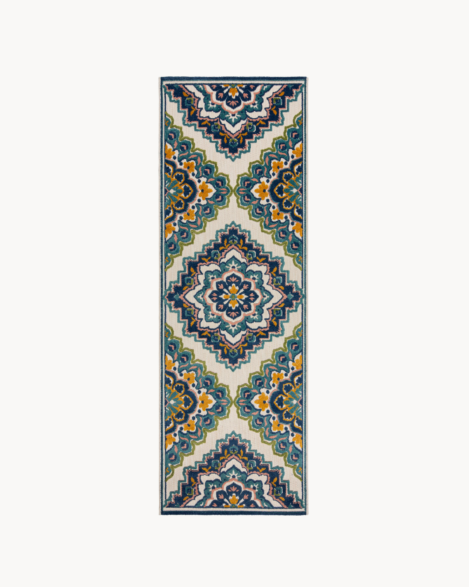 Runner per interni ed esterni Beach Floral