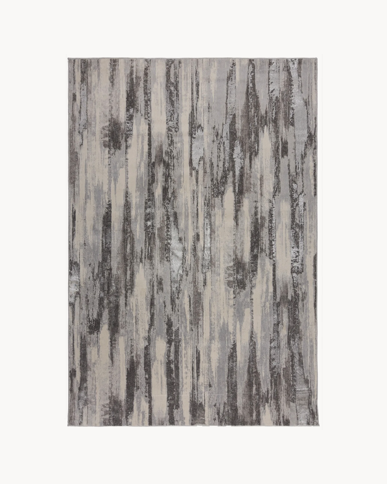 Tappeto Gleam Abstract Luxe, argento