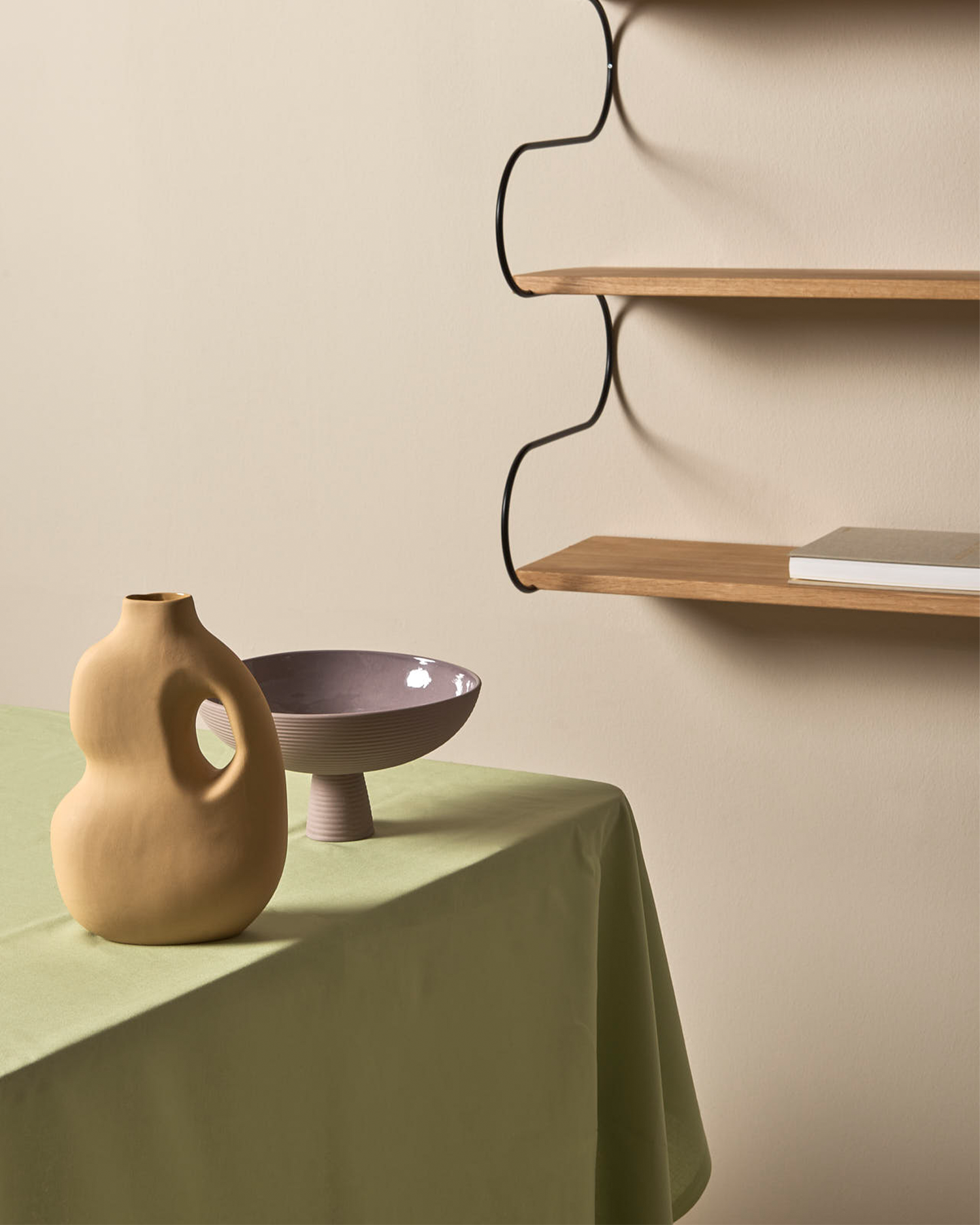Vaso in ceramica Aura II, senape