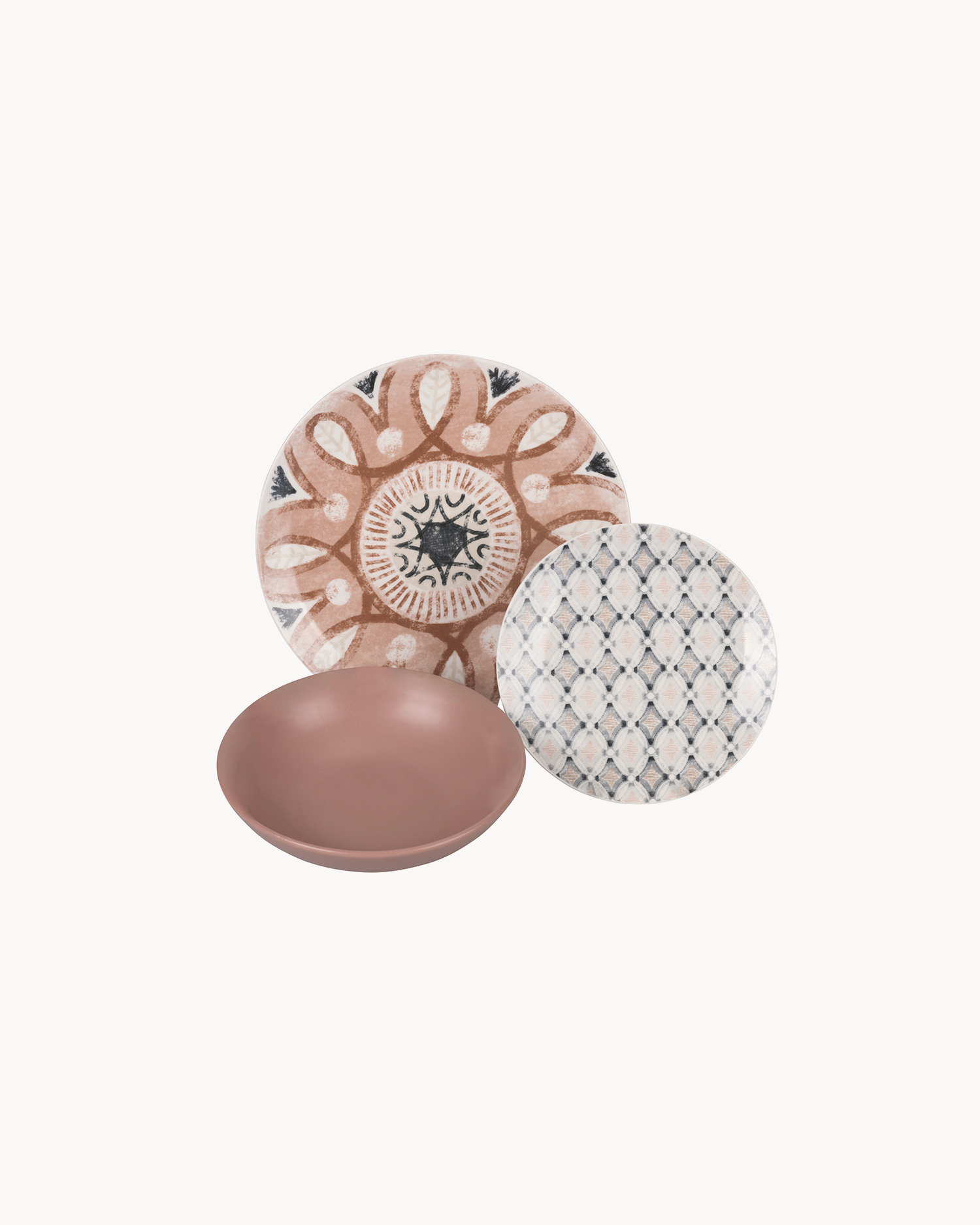 Servizio piatti in porcellana Bohemienne, 6 persone