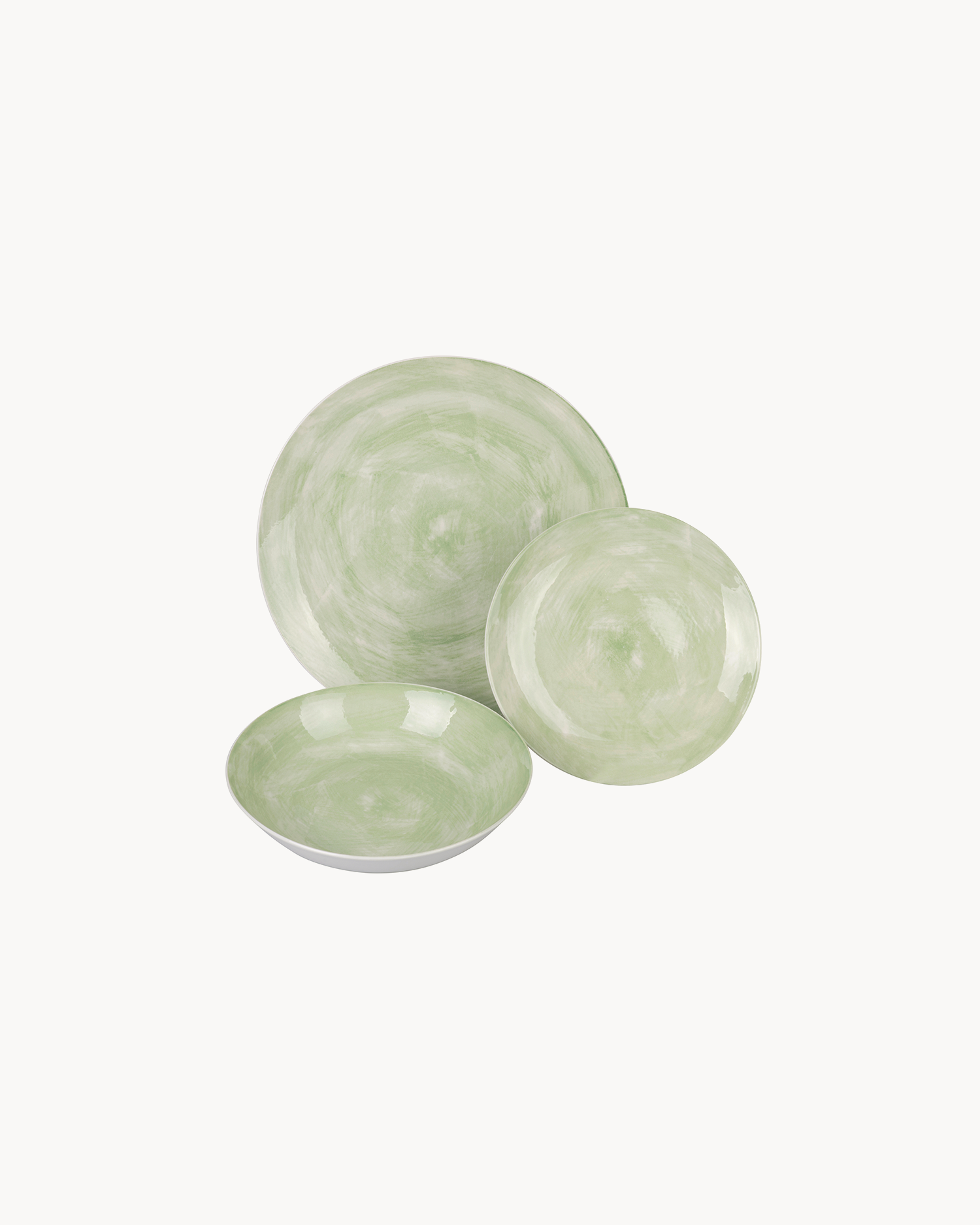 Servizio piatti in porcellana Spring City, 6 persone