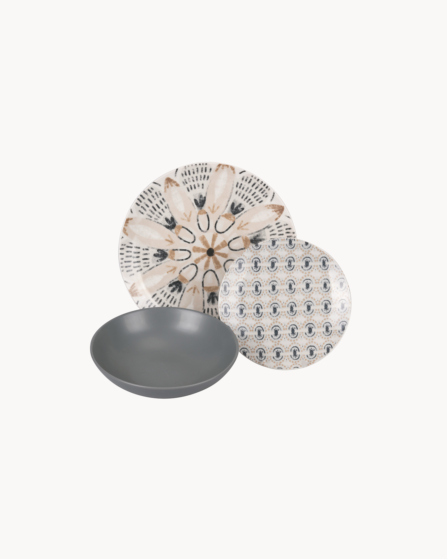 Servizio piatti in porcellana Bohemienne, 6 persone