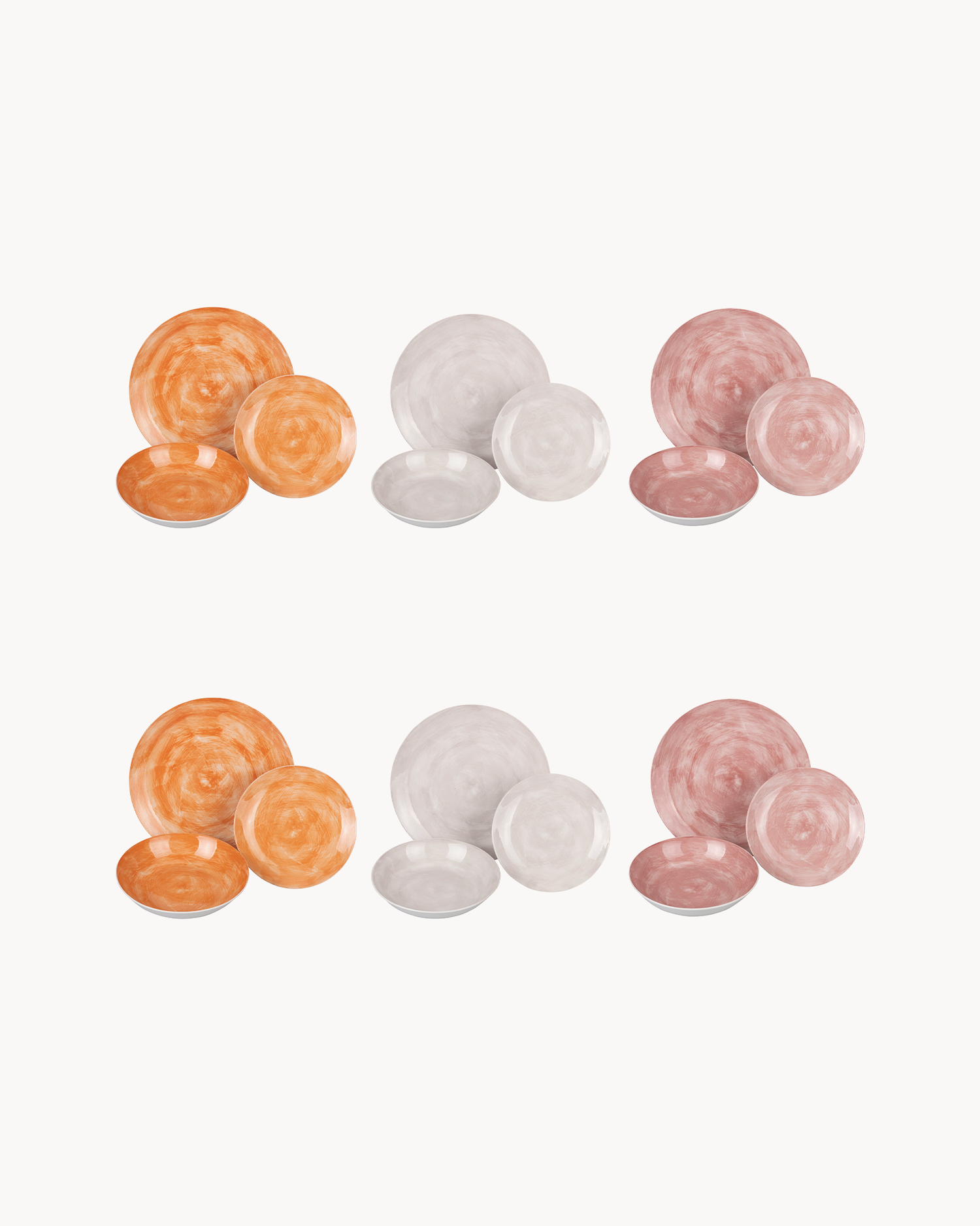 Servizio piatti in porcellana Fall City, 6 persone