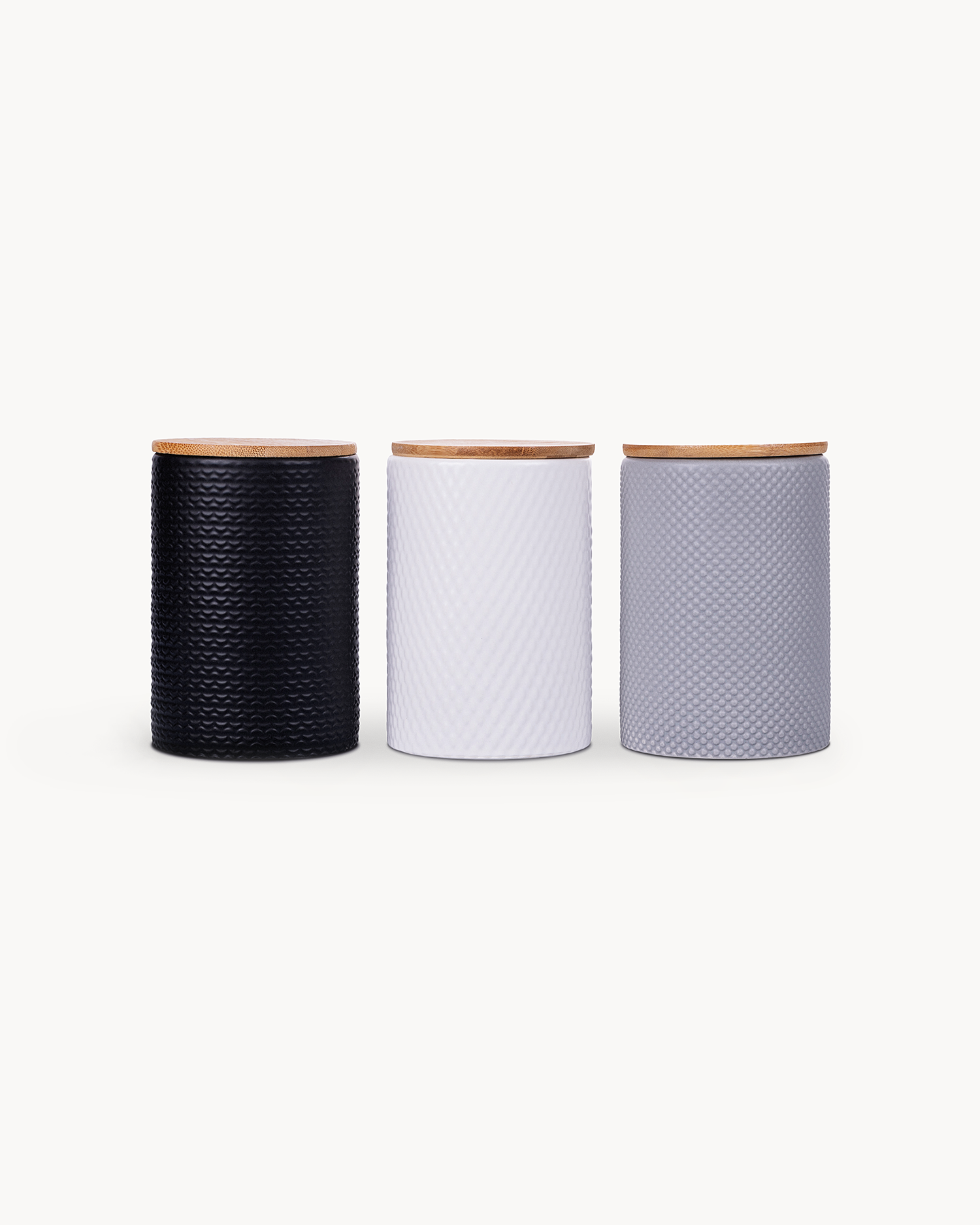 Set barattoli in ceramica Circle