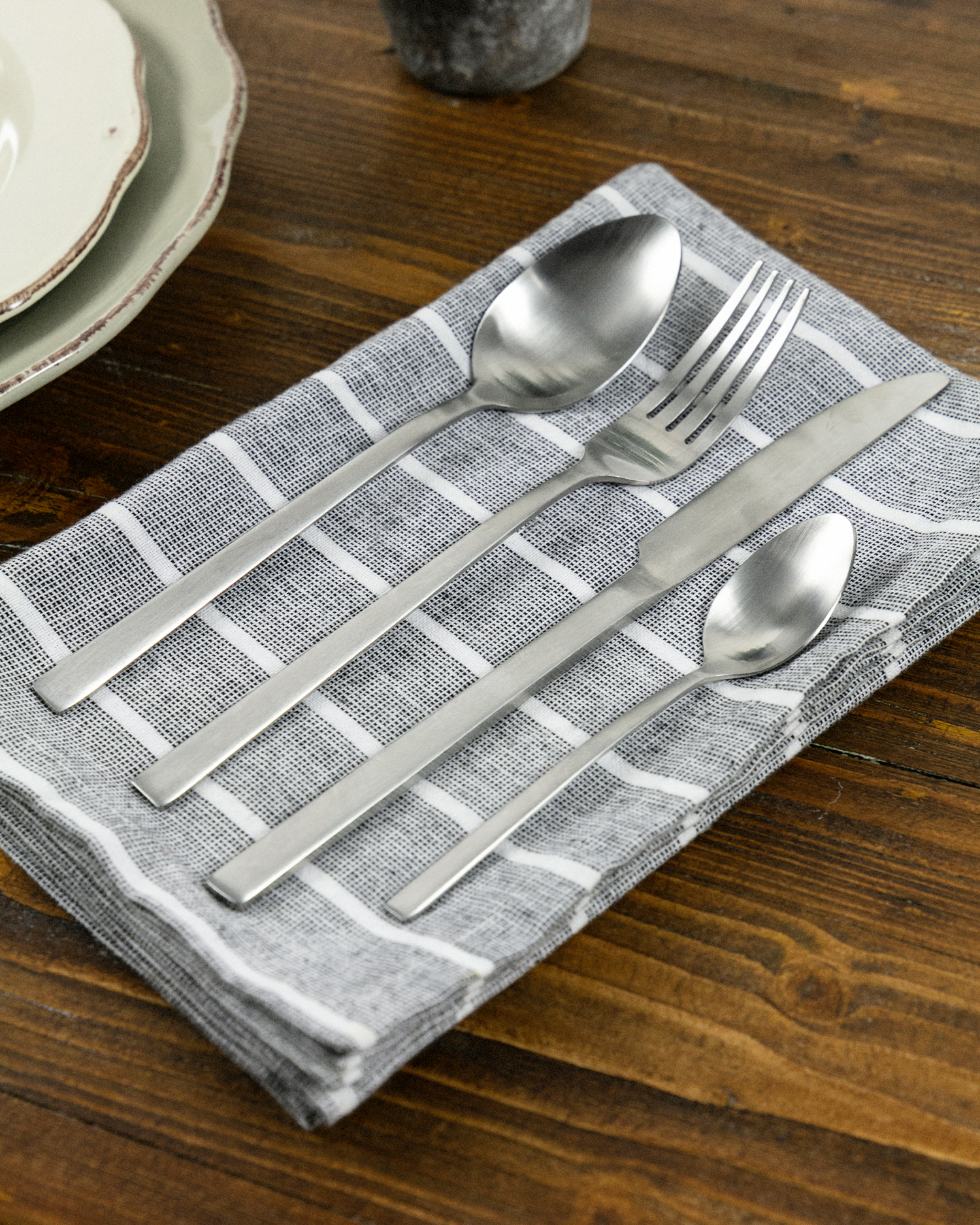 Set 24 posate in acciaio Lexington