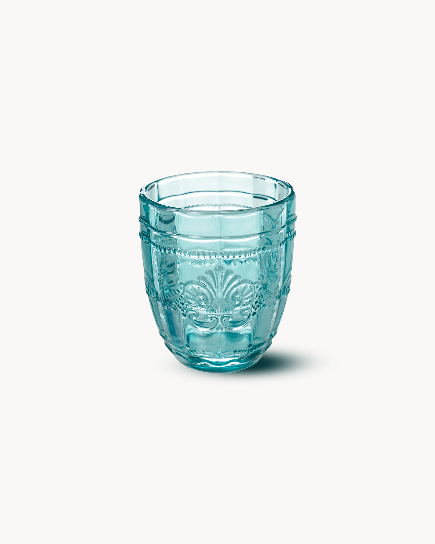 Bicchieri acqua in vetro con decoro Syrah, ocean