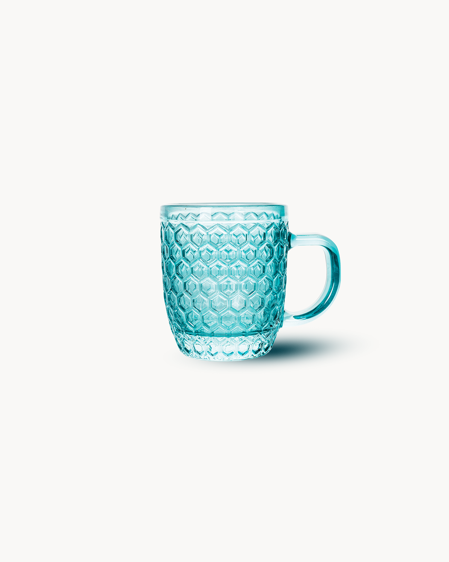 Set tazzine in vetro colorato Geometrie
