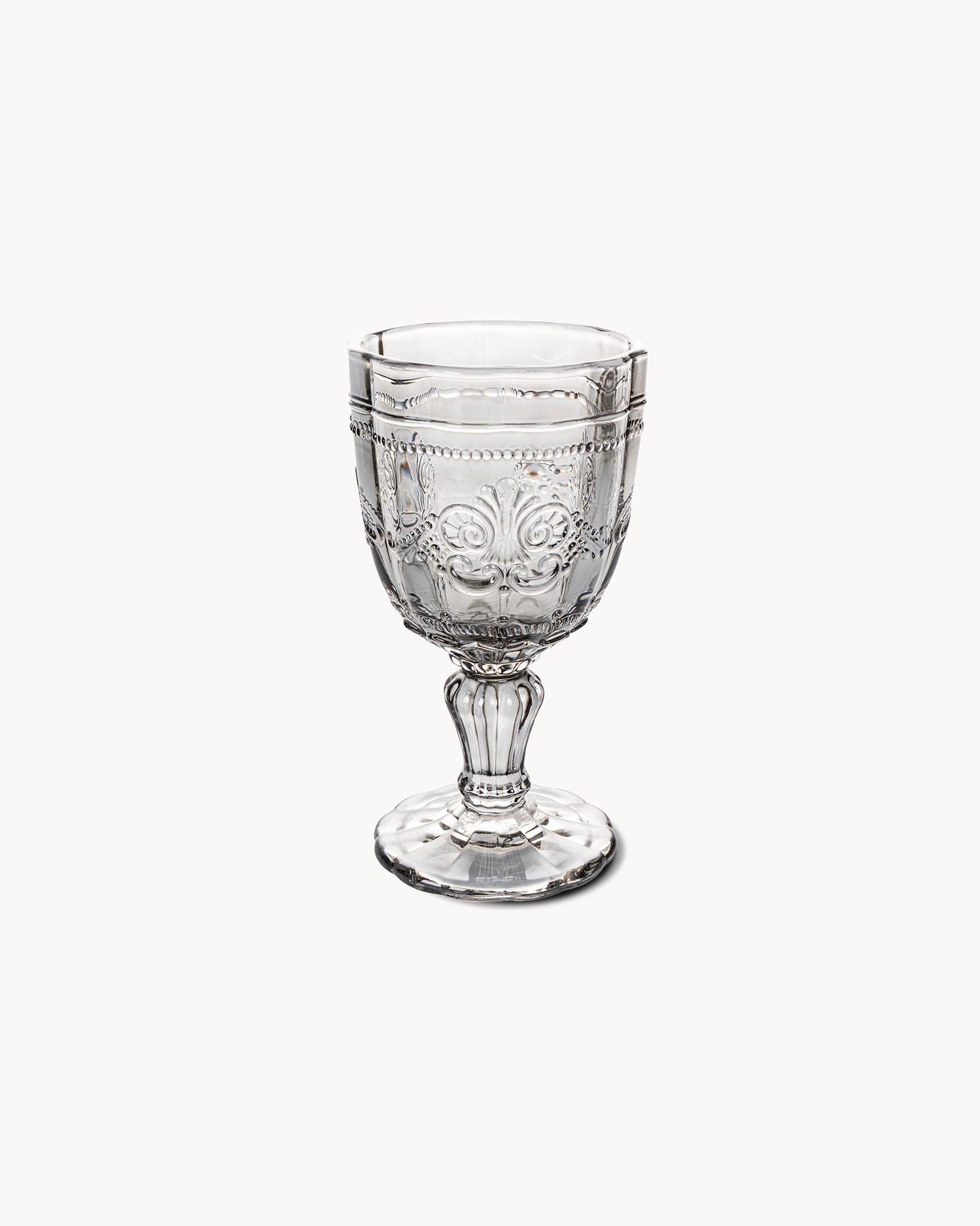 Calici in vetro trasparente con decoro Syrah, Stones