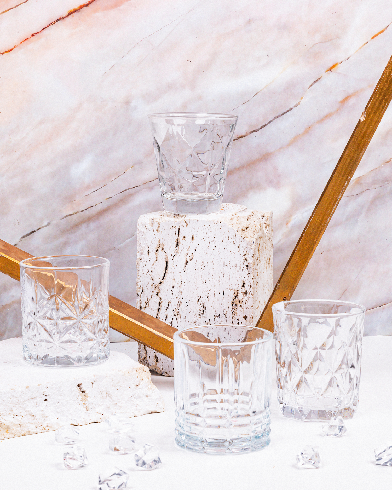 Bicchieri acqua in vetro Glace Classic